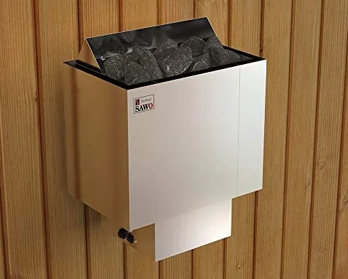 Sauna Poêle Électrique SAWO NORDEX 2017, Gamme de puissance: 4,5 kW; 6,0 kW; 8,0 kW; 9,0 kW; avec unité de contrôle intégrée (NB modèle); Multi-Tension: soit monophasé ou triphasé;