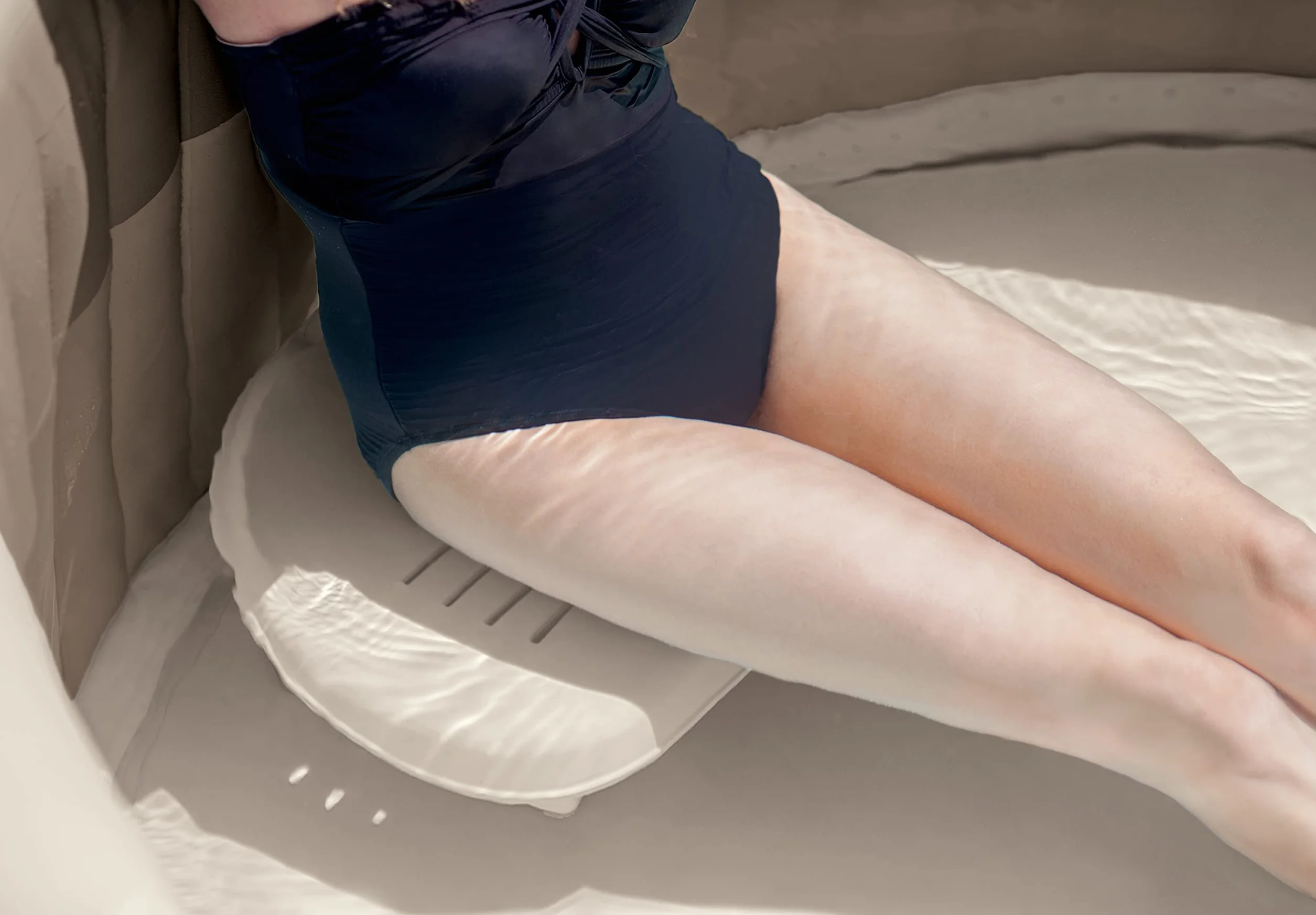 Intex PureSpa 28502E Siège de Spa Marron Clair