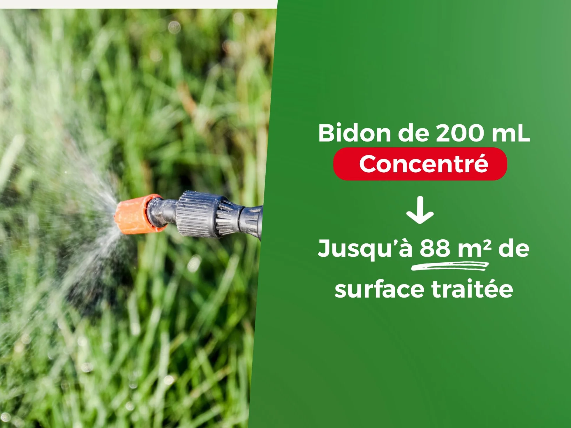 PROTECT EXPERT 2 Désherbant Concentré Localisé 2x200ml 176m² Non Sélectif