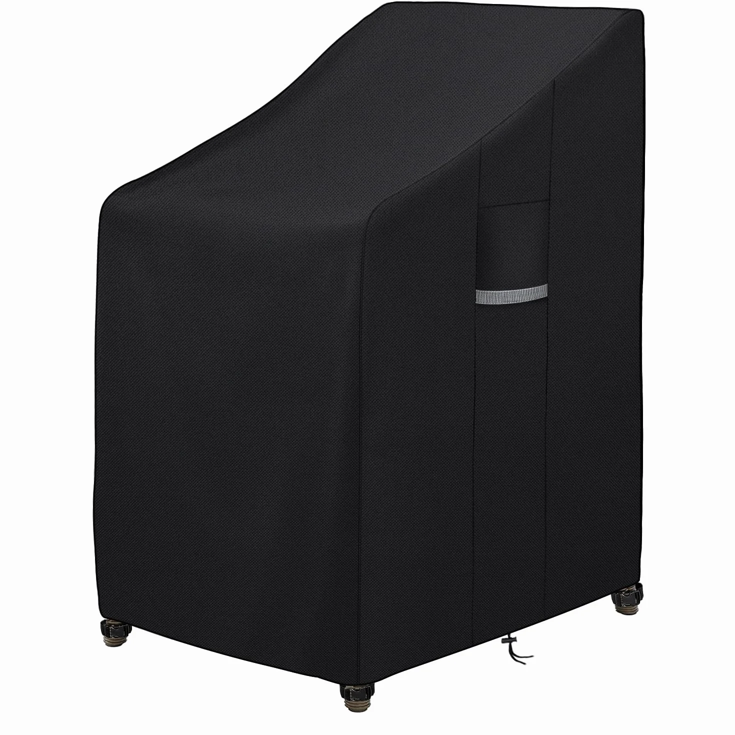 Dokon Housse Chaise Jardin Imperméable Anti-UV Tissu Oxford 420D 65x75x80/120cm pour 6 Chaises Empilables