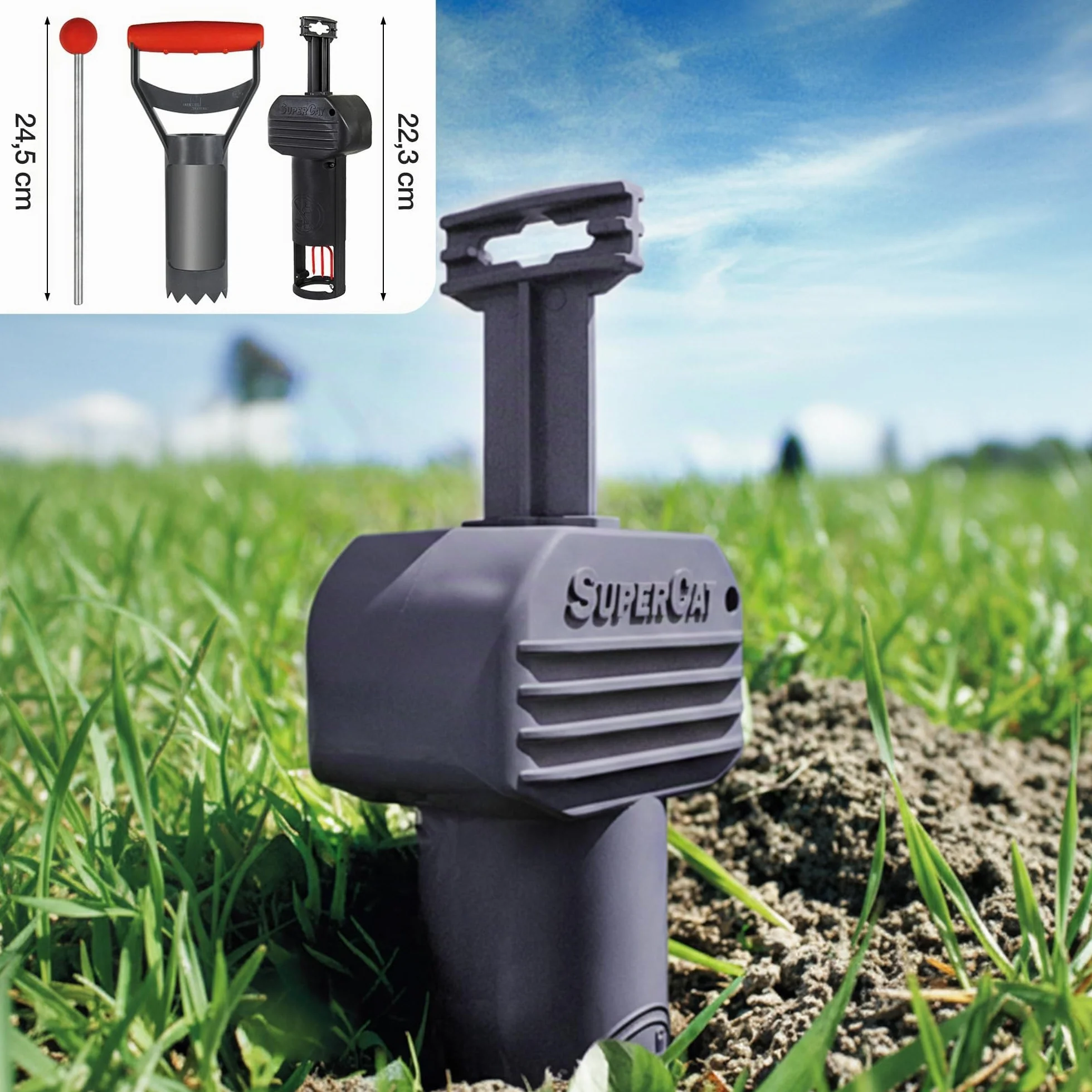 SWISSINNO Piège à campagnols Pro SuperCat 2X Pièges + Accessoires Mécanisme breveté Réutilisable