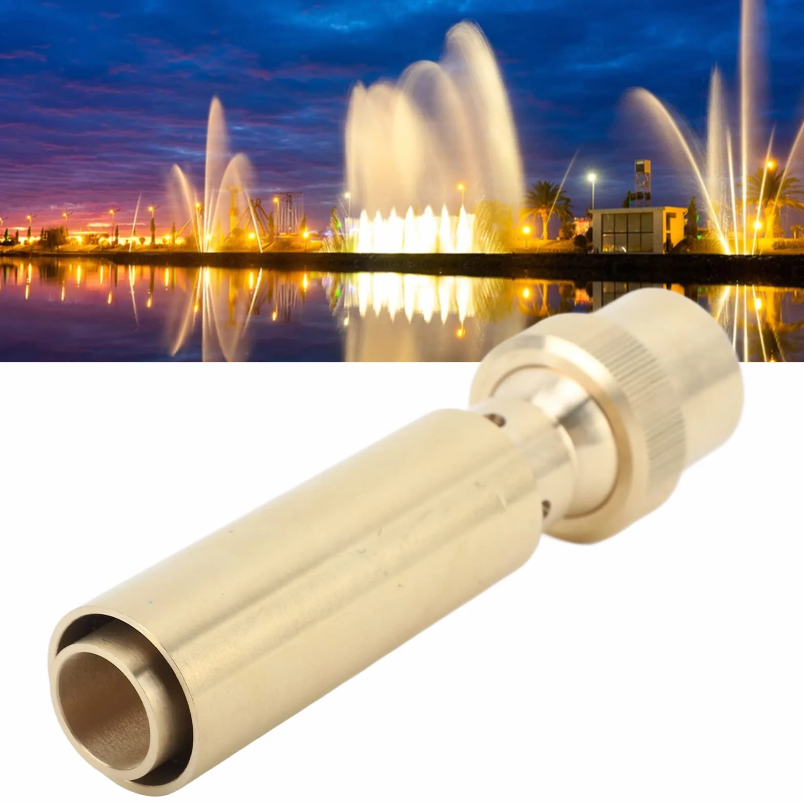 Buse de fontaine en laiton G1 pouce pour bassin de jardin