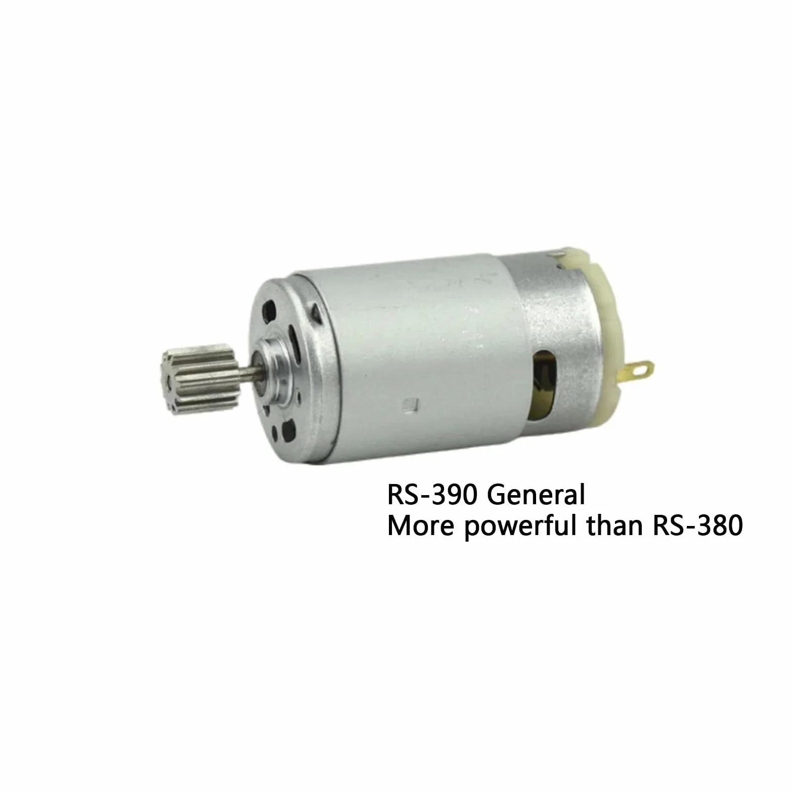 CHANCS Gear Electric 390 Moteur DC 6V 19000RPM Bricolage de pièces avec engrenage à 12 Dents 2PCS
