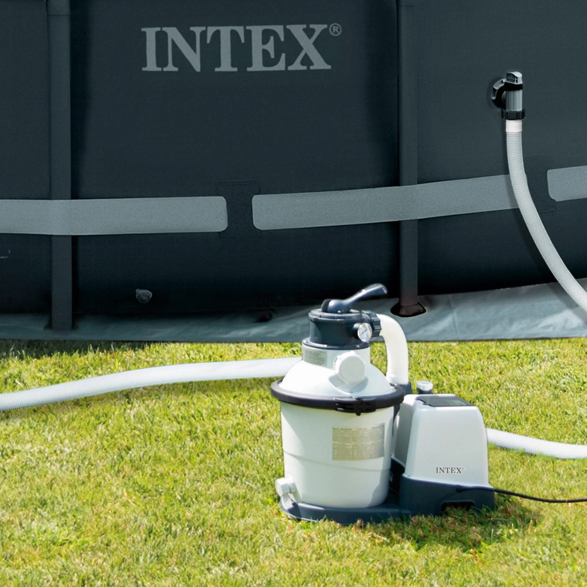 Intex Krystal Clear Filtre à sable 26642 SX925 2000 l/h Blanc