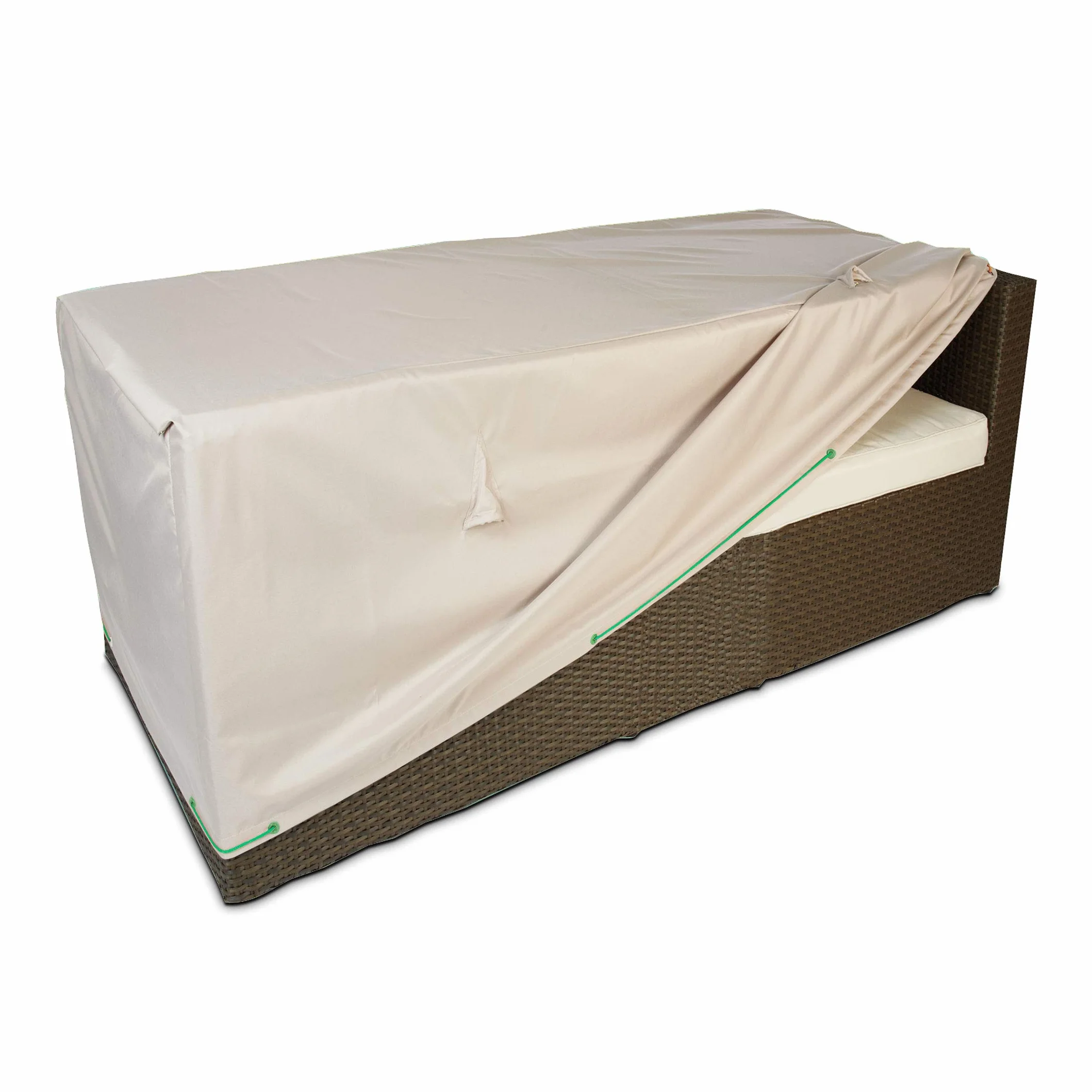 Cov'Up Housse de Protection de canapé de Jardin 130 x 75 x 60 cm, Taupe