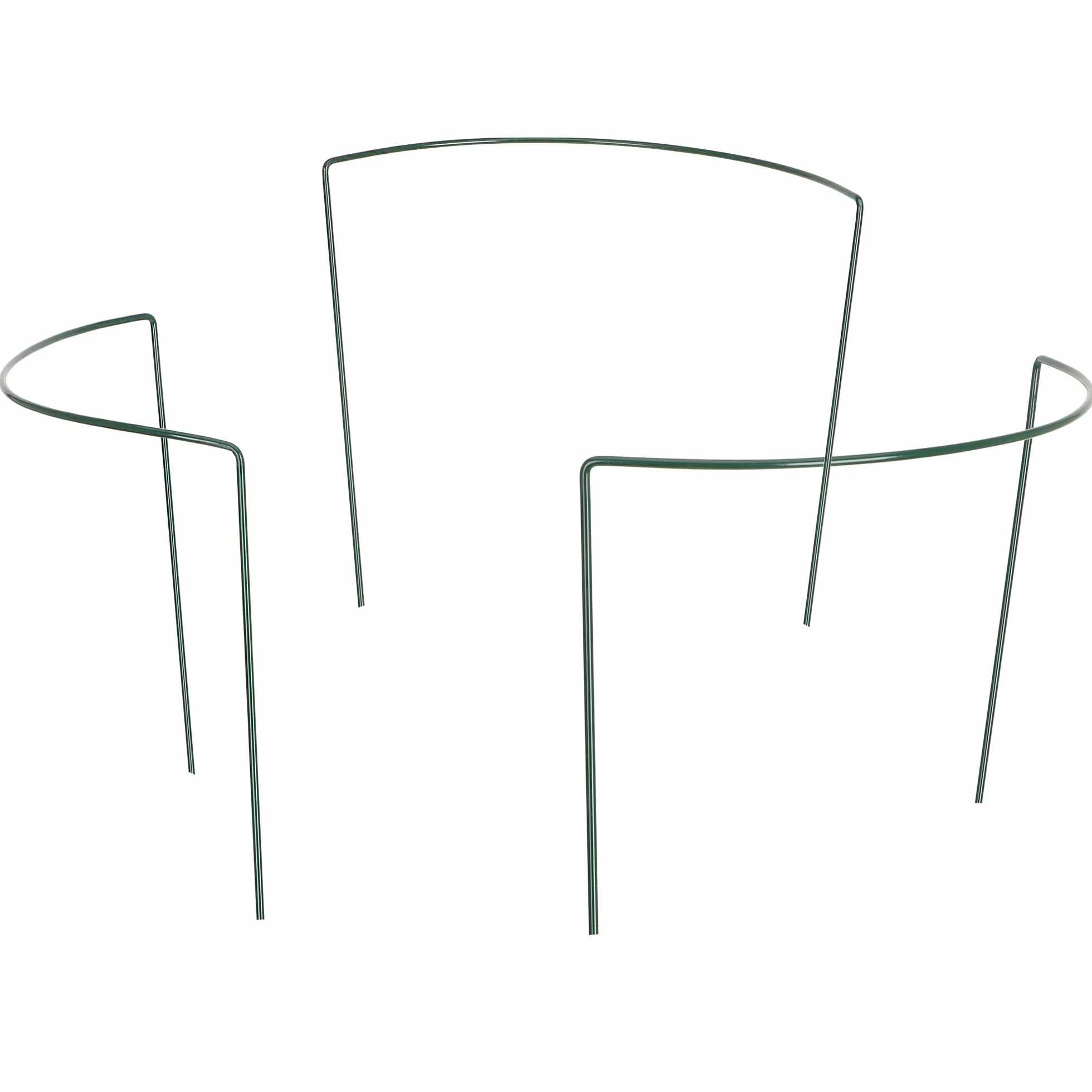 COM-FOUR® 3X Porte-Fleurs Support de vivaces pour Fleurs 35 cm - Support de rosiers Plantes Jardin Balcon