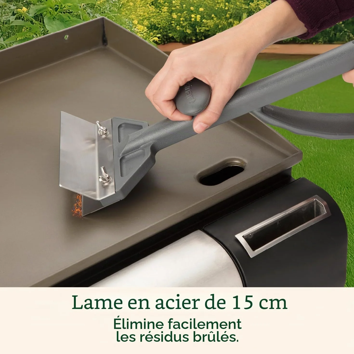 CUISINART CCB-500 Grattoir pour Gril Acier Inoxydable Lame 6 po