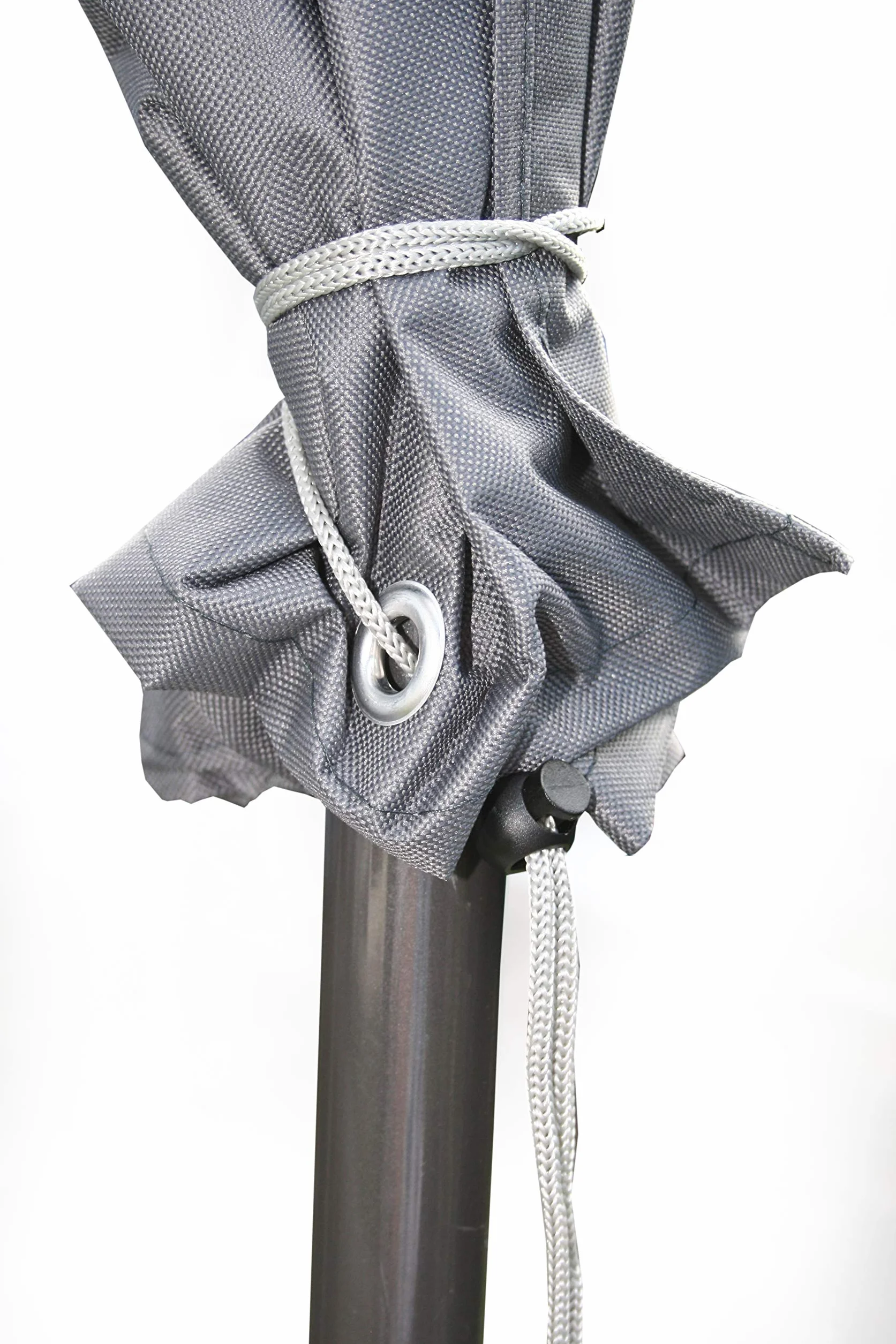 Housse de protection imperméable pour parasols Ø 300 cm, gris