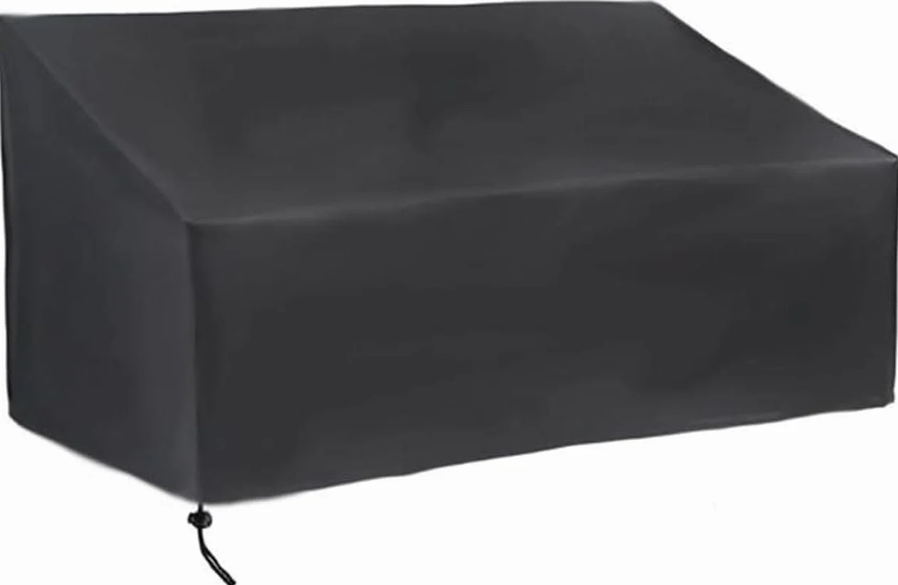 Housse de banc de jardin imperméable anti-UV 190x66x89 cm 2/3/4 places