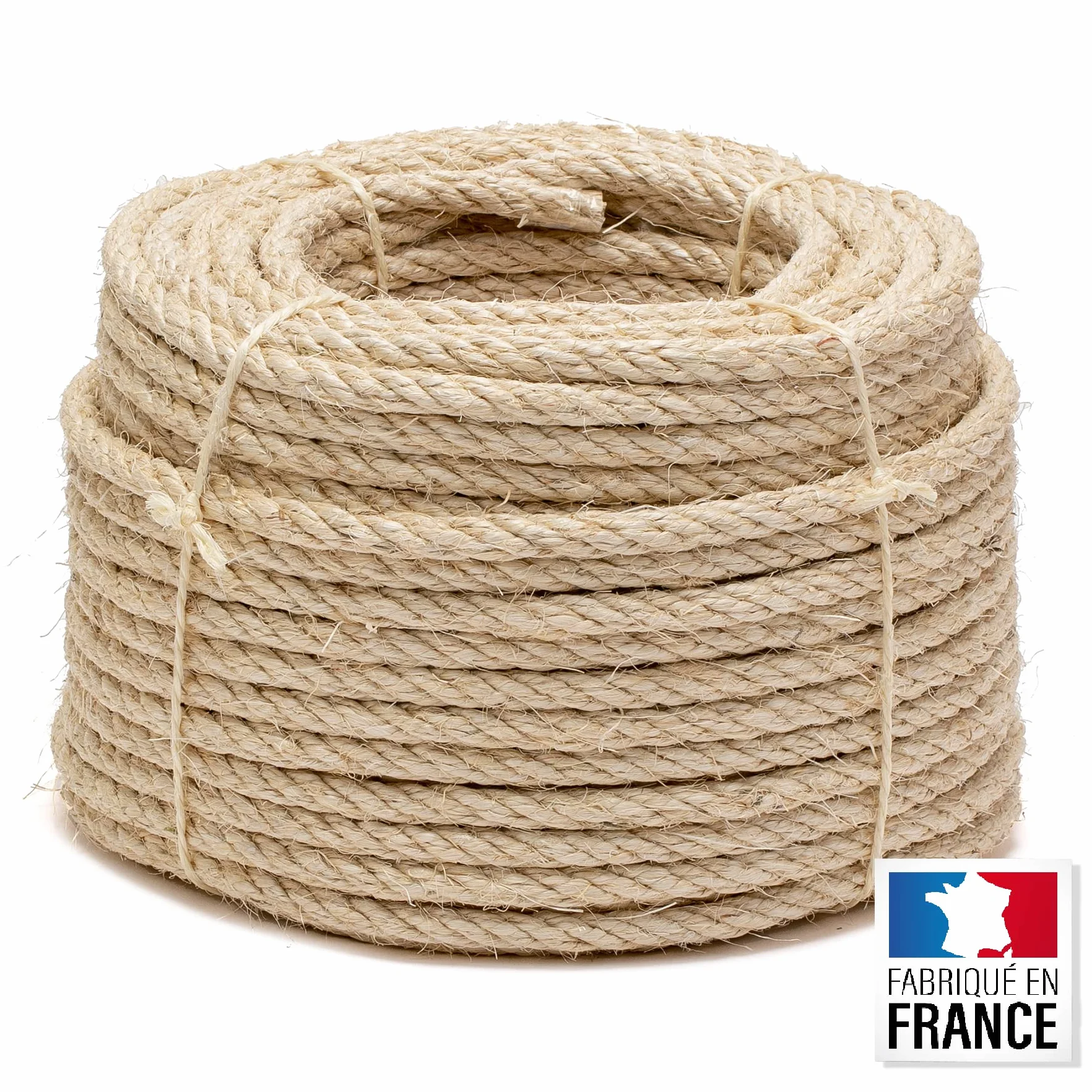 La Cordeline Corde Sisal Naturel Ø 10 mm 50 m - Arbre à Chats, Jardin, Bricolage, Corde décoration