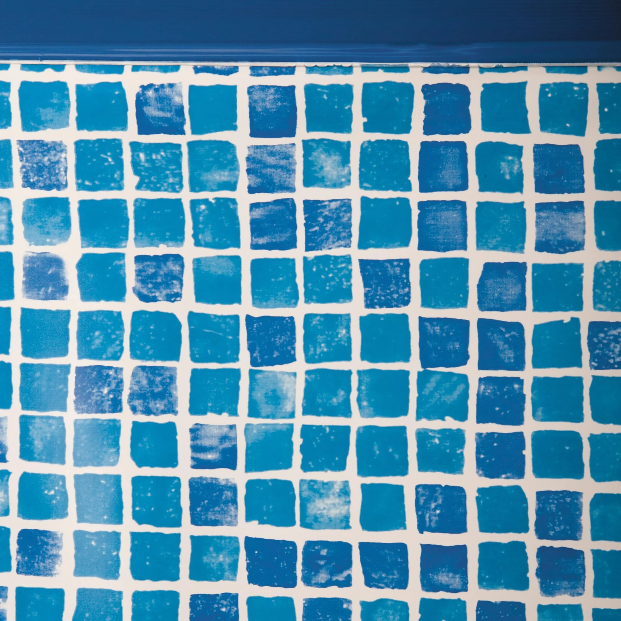 Liner mosaique pour piscines ovales 500 x 300 x 132cm, épaisseur 50/100e, système d'accroche