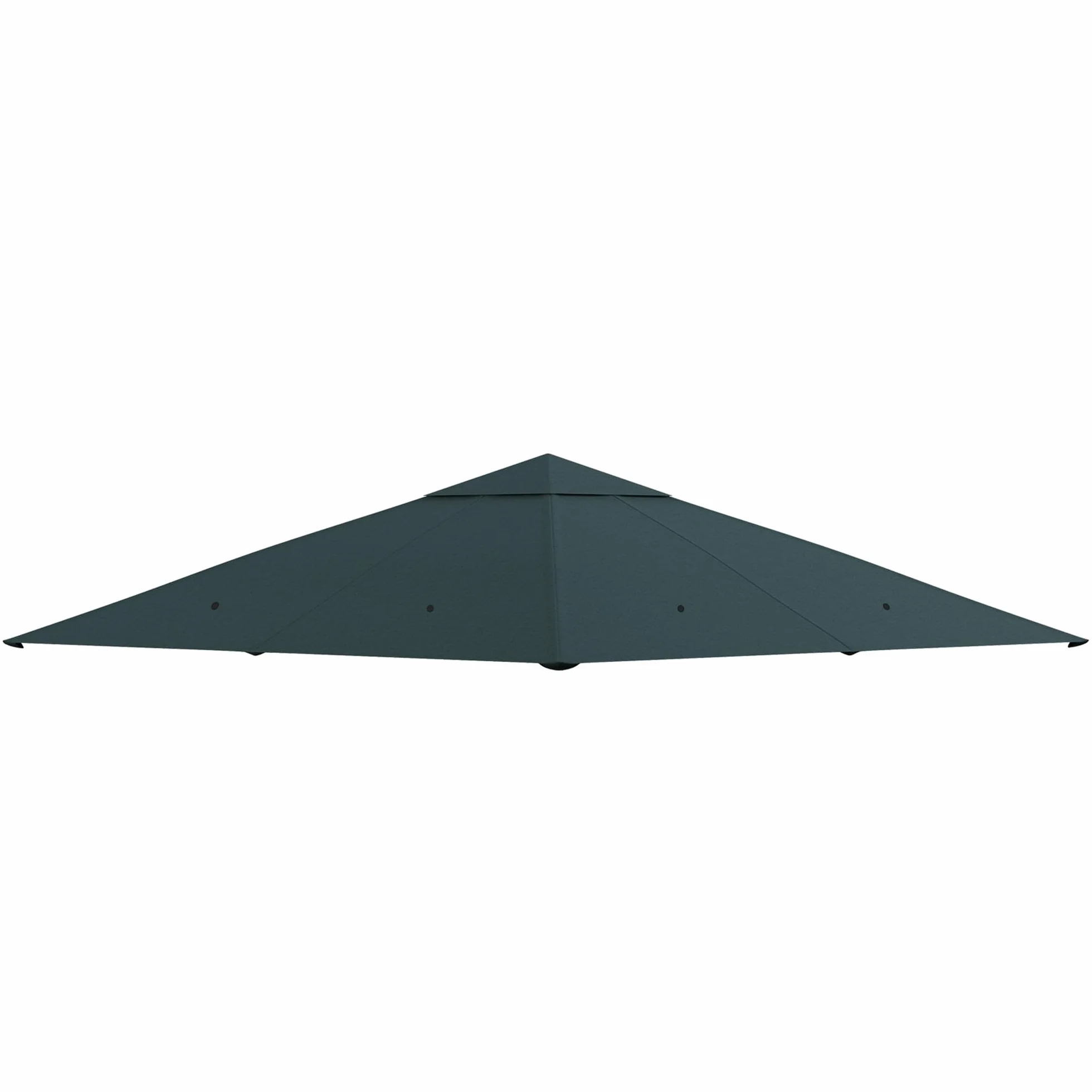 Outsunny Toile de Rechange pour Gazebo de Jardin 3x3 m Polyester 180 g/m² Anti-UV Gris