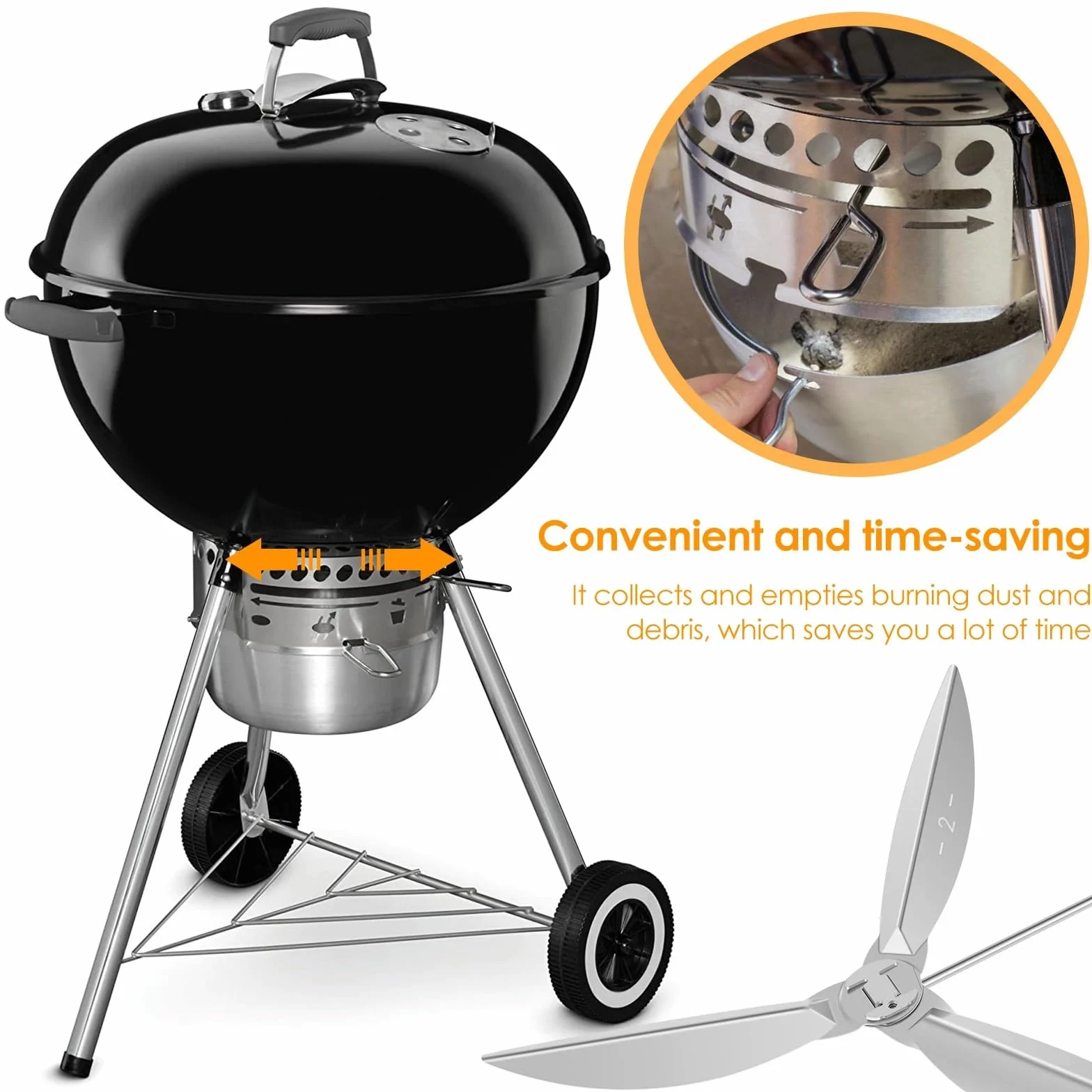 Weber Kit de nettoyage de rechange pour barbecue à charbon 57 cm