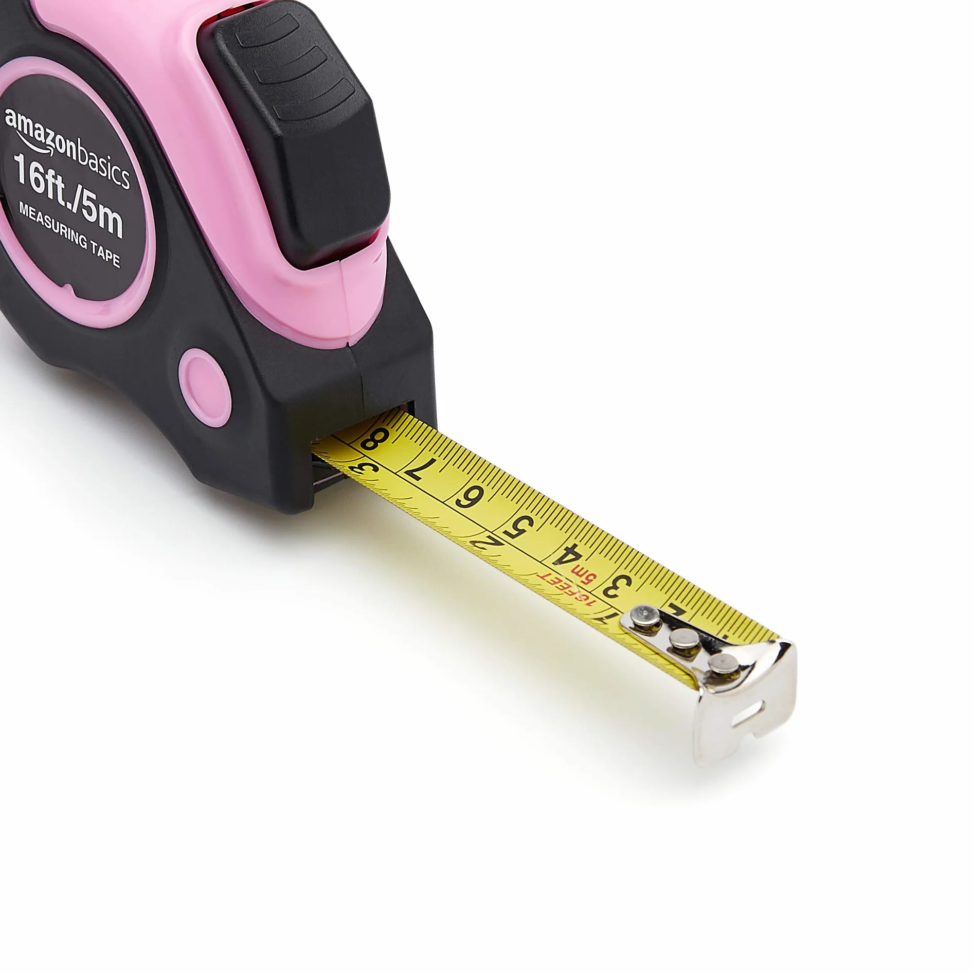 Amazon Basics Mètre ruban 5 m rose