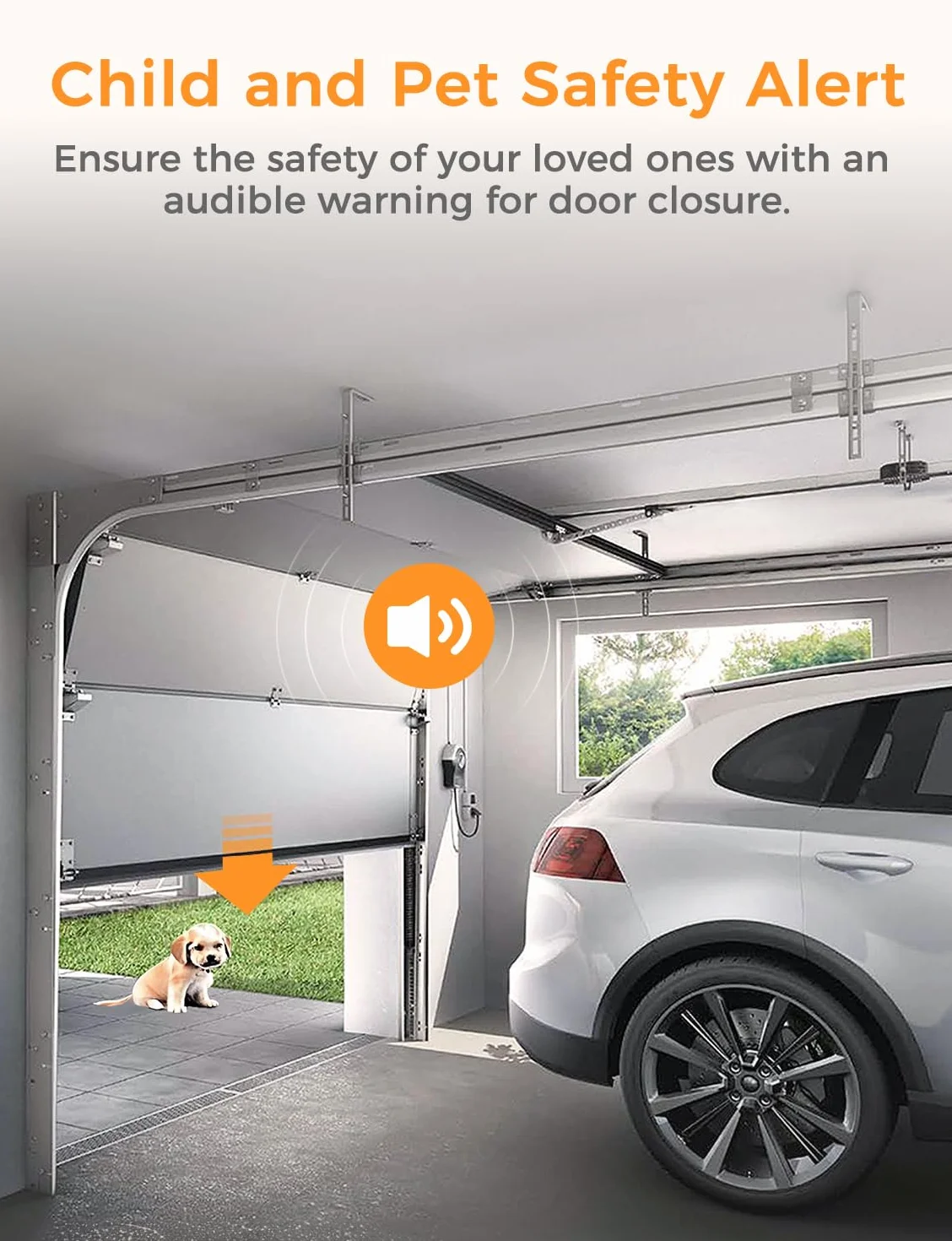 Refoss Ouvre-Porte de Garage Connecté WiFi, Télécommande de Porte Intelligent Compatible Alexa, Google Home, Contrôle à Distance et Commande Vocale Fonction