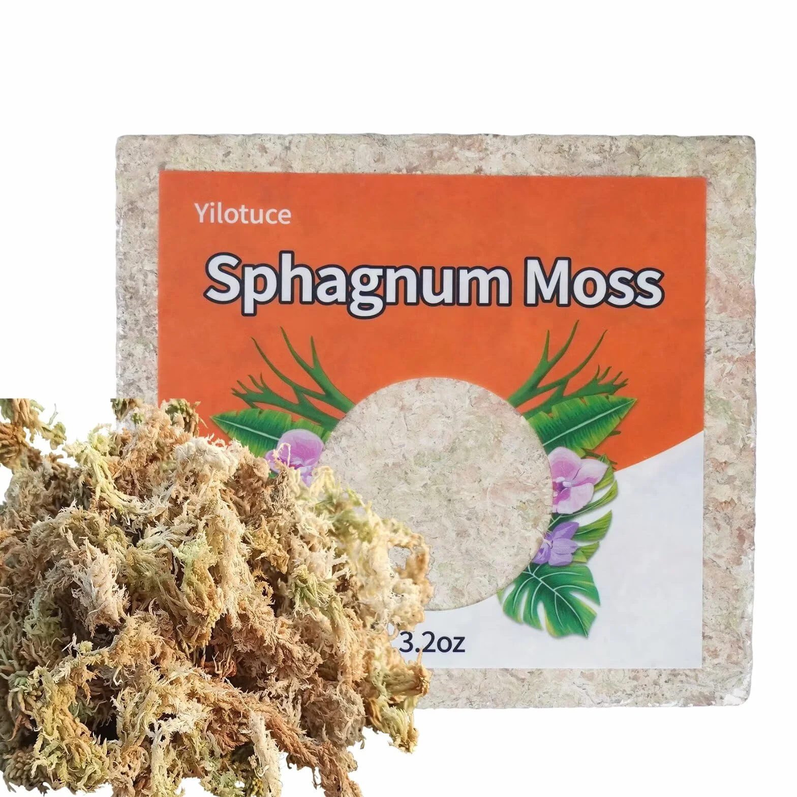 Sphaigne 90g Substrat pour Orchidées Terreau Plante Intérieur