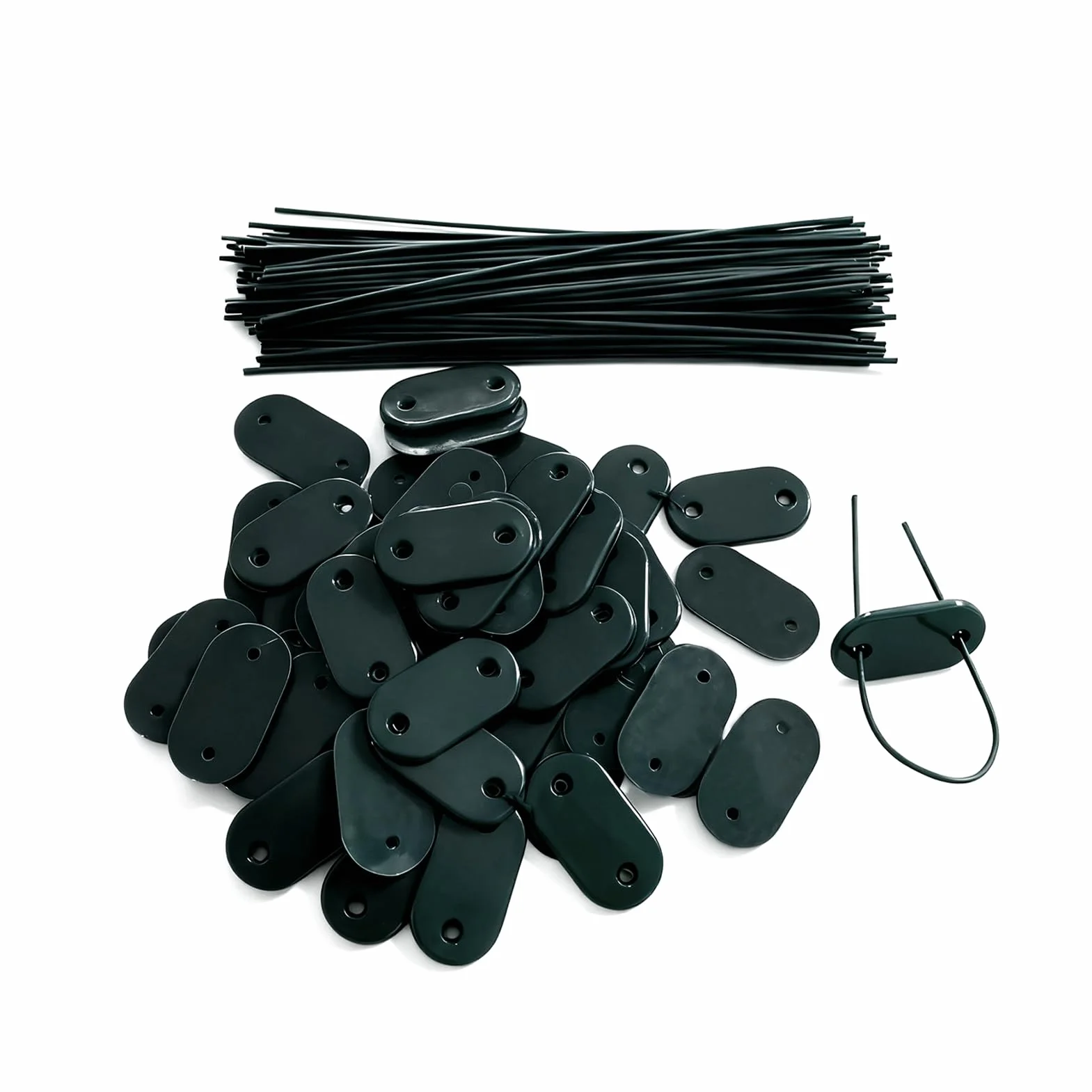 Kit de Fixation pour Brise-Vue Jetstream 50 Pièces Compatible Clôture Jardin Balcon