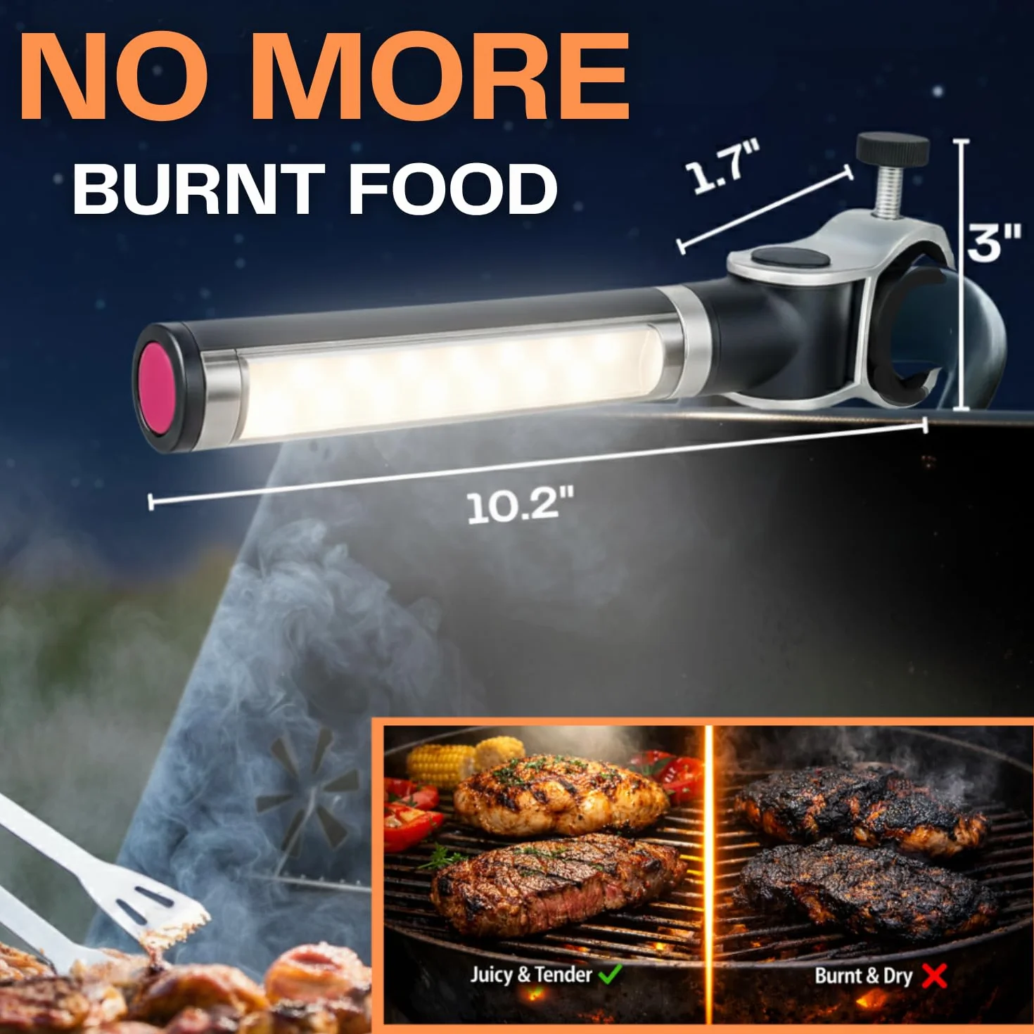 Lampe de barbecue LED pour Blackstone Grill & Weber Grill – Accessoires barbecue fumoir