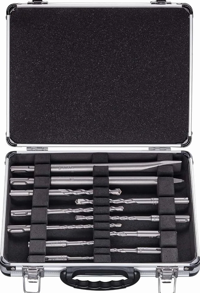 Bosch Lot de 11 forets SDS+ avec étui en aluminium