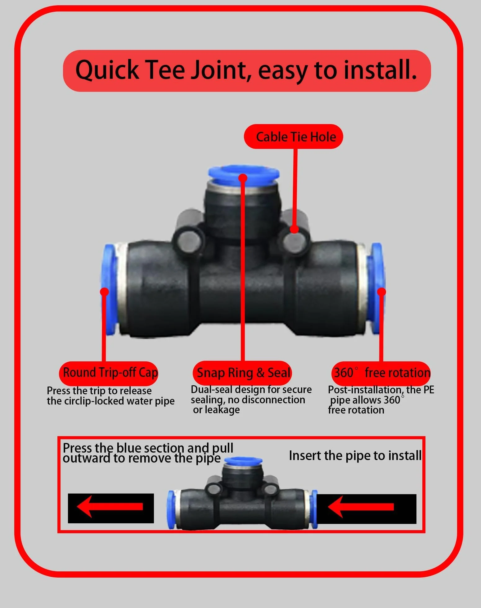 Système d'Irrigation Goutte-à-Goutte Arrosage Automatique Jardin Buse Brumisatrice Réglable 360° Tête Arroseur Rotative Haut Débit