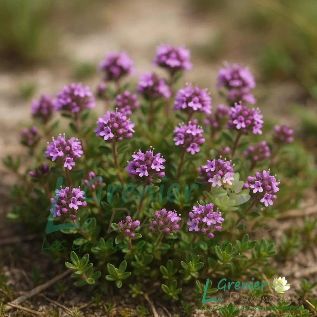 Le Grenier d'Abondance THYM SERPOLET Thymus serpylum 100 graines Aromatiques à semer