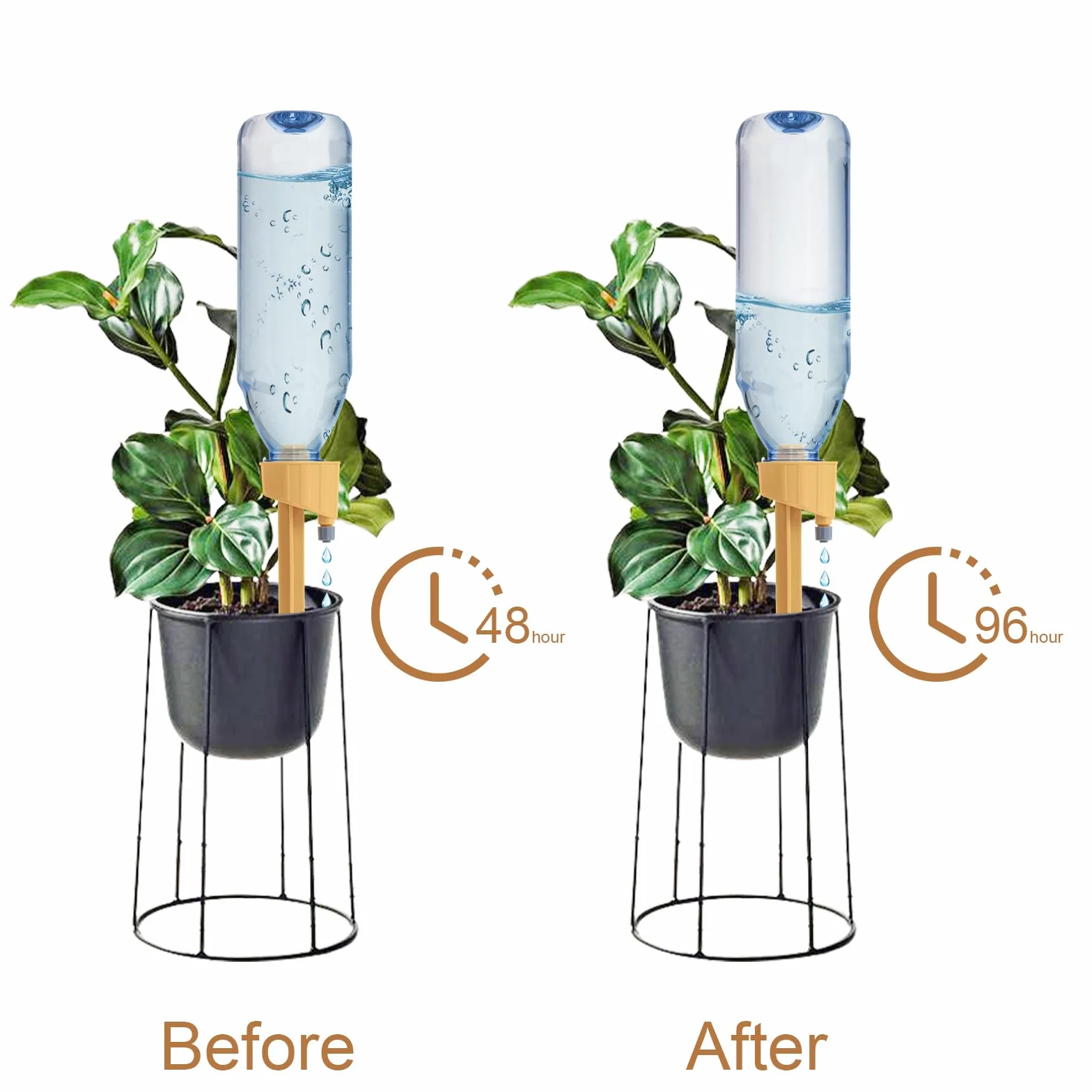 Arrosage Automatique Réglable Lot de 8 pour Plantes en Pot et Jardin