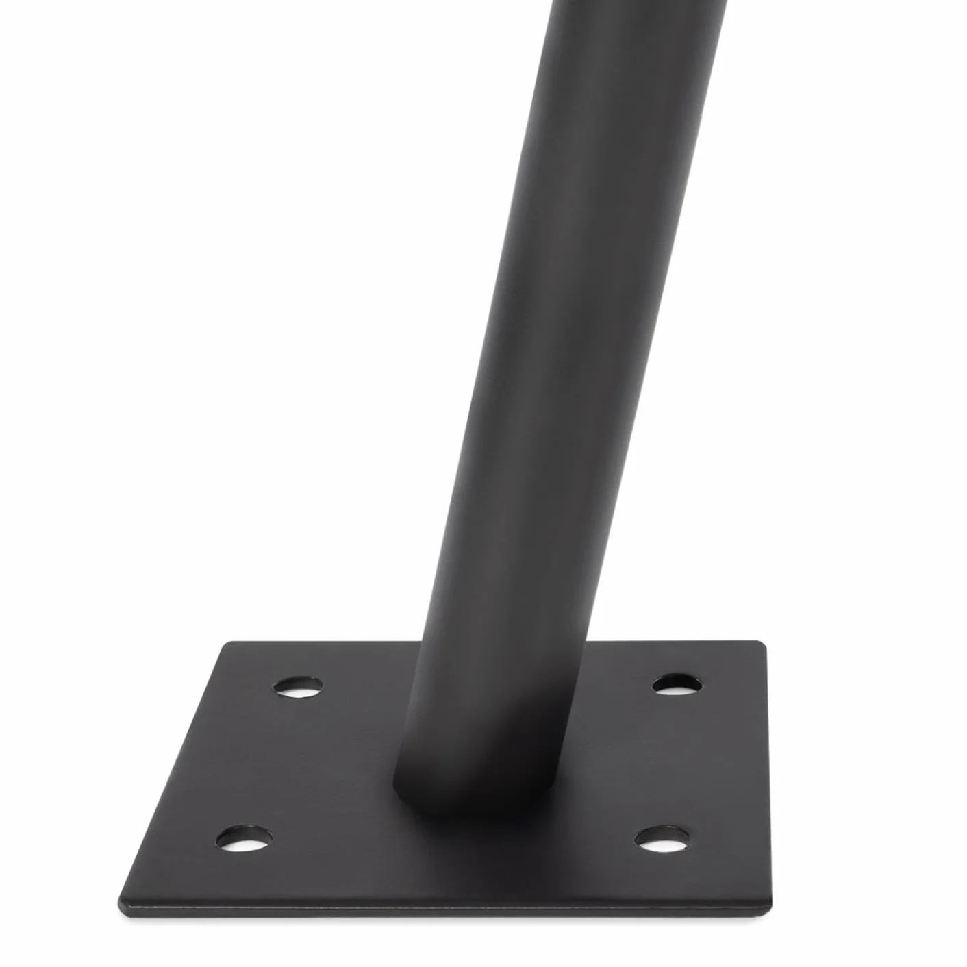 Lot de 2 Mâts de Fixation pour Voile d'Ombrage H.220 cm Acier
