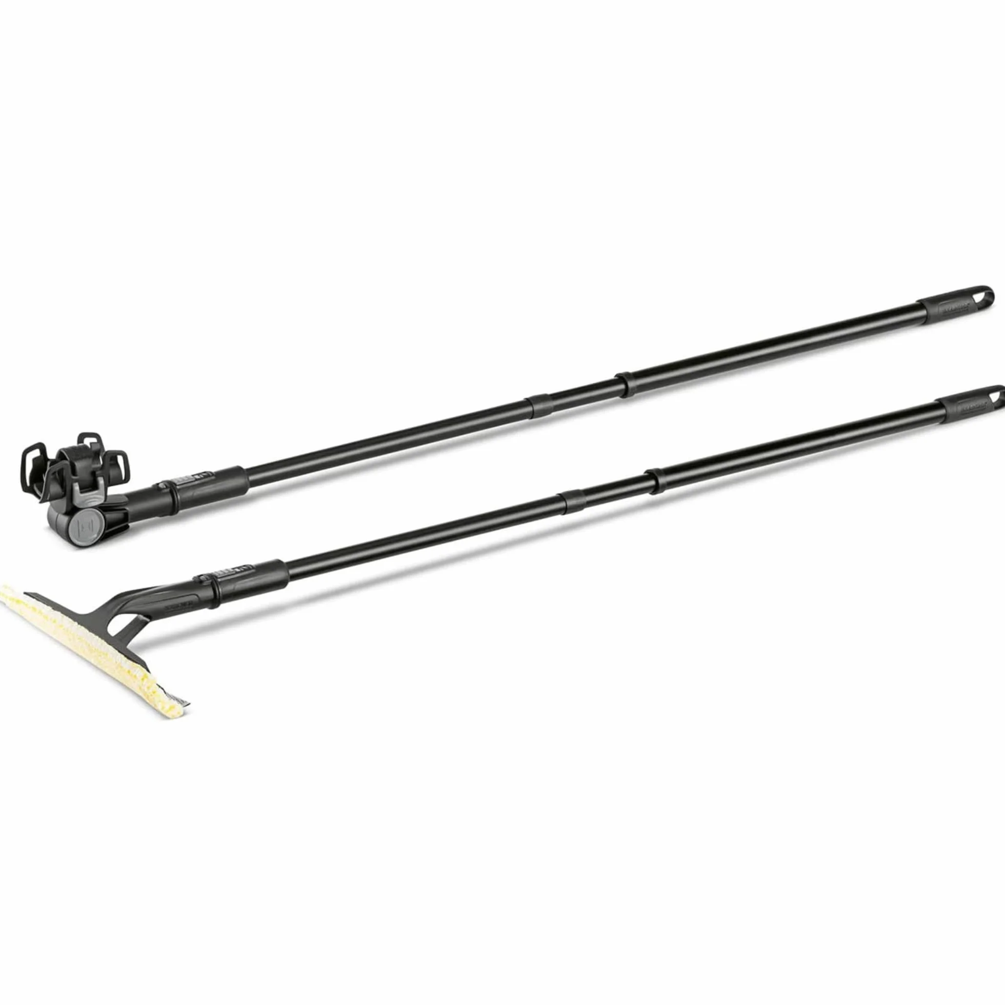 Kärcher Kit d'extension (pour tous les Kärcher WV et KV 4, extensible de 0,6 à 1,5 mètres, lot de 2 barres télescopiques, pour atteindre facilement les surfaces de fenêtre surélevées)., Taille unique