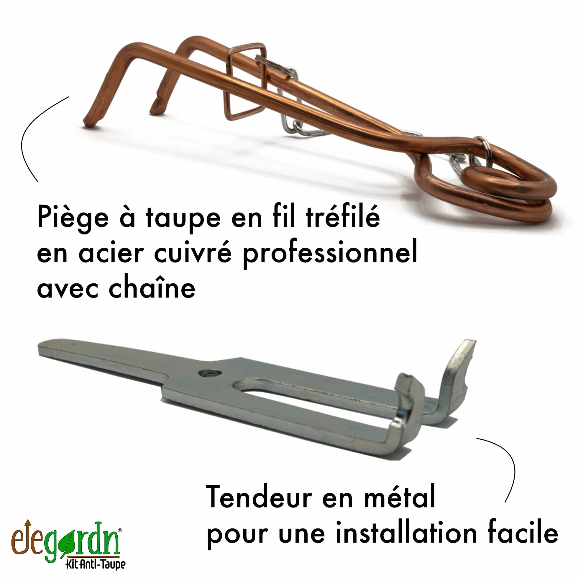 Kit Complet 10 Pièges à Taupe Rats Taupiers Campagnol Type Putange Rigide Fabriqué en France