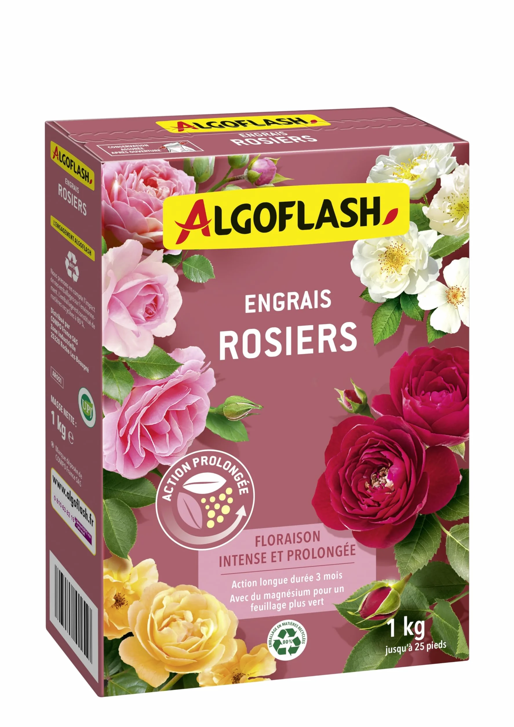 Algoflash Engrais Rosiers Action prolongée 1 kg