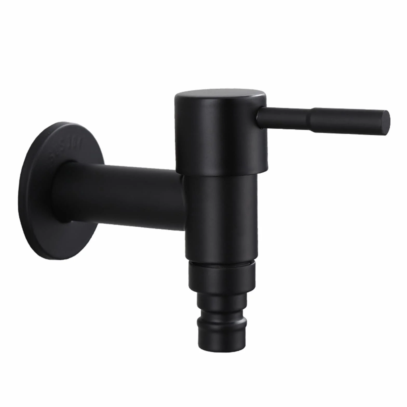 Vadrouille robinet de Piscine Acier Inoxydable, Poignée Courte, Robinet Mural pour Évier Balcon Cuisine Jardin