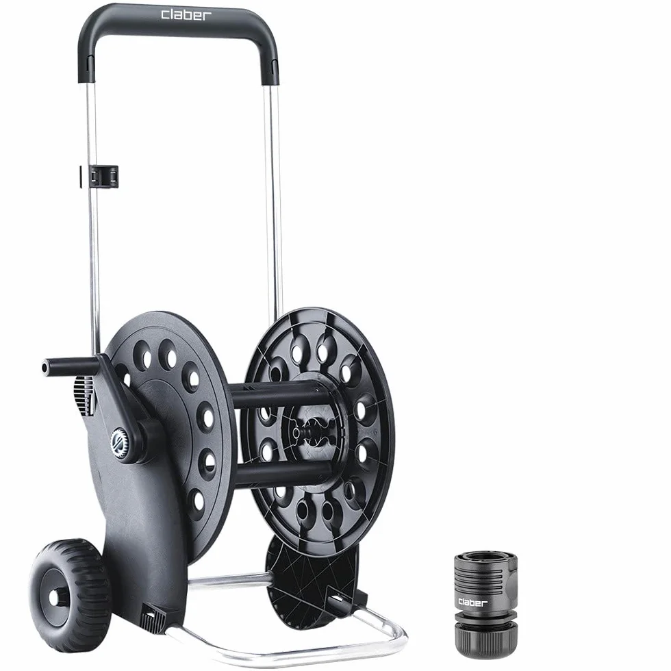Claber Ecosei chariot dévidoir cadre aluminium robuste léger