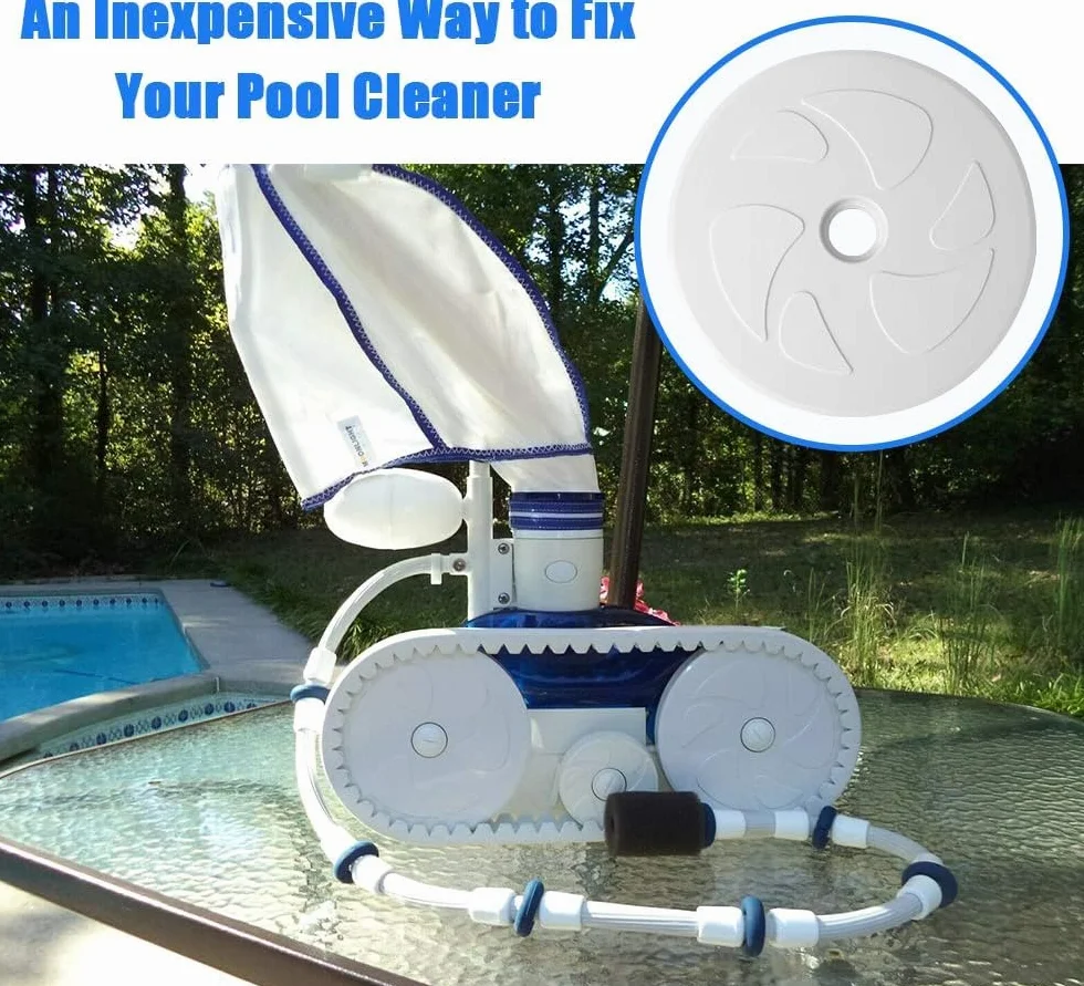 C6 Grande Roue de Rechange Compatible Polaris 180 280 Nettoyeur Piscine (2 Pièces)