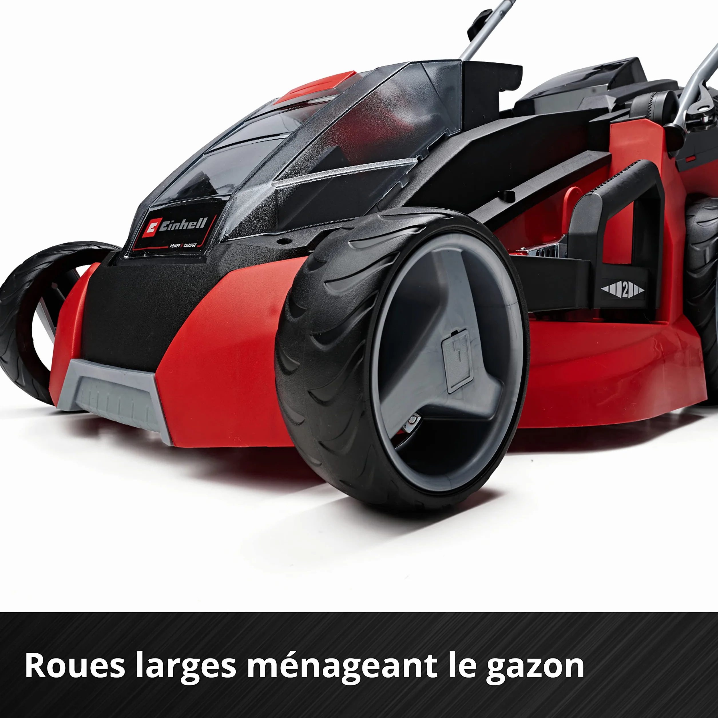 Einhell GE-CM 43 Li M KIT Tondeuse à Gazon sans Fil 36V 43 cm 500 m² 2 Batteries 4,0 Ah Chargeur