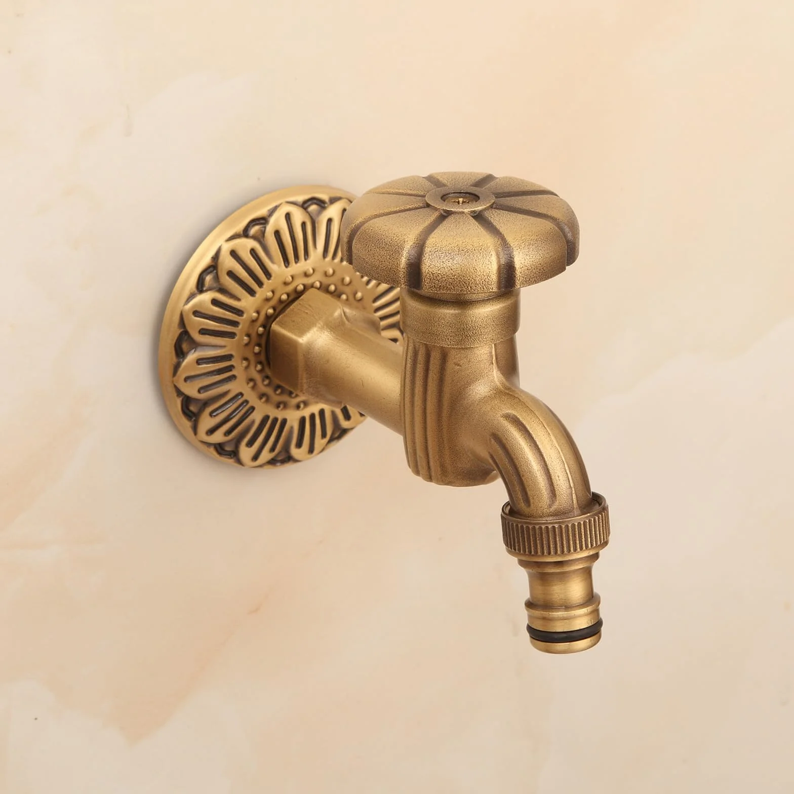 Robinet de Jardin Style Renaissance 1/2" Laiton Gargouille Fontaine Design
