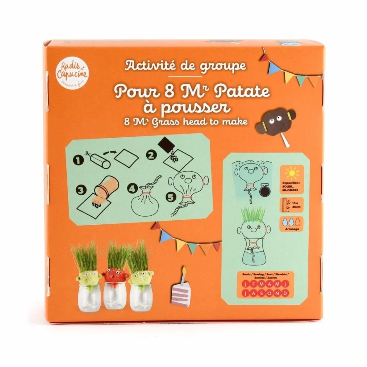 Coffret activité Mr Patate Radis et Capucine