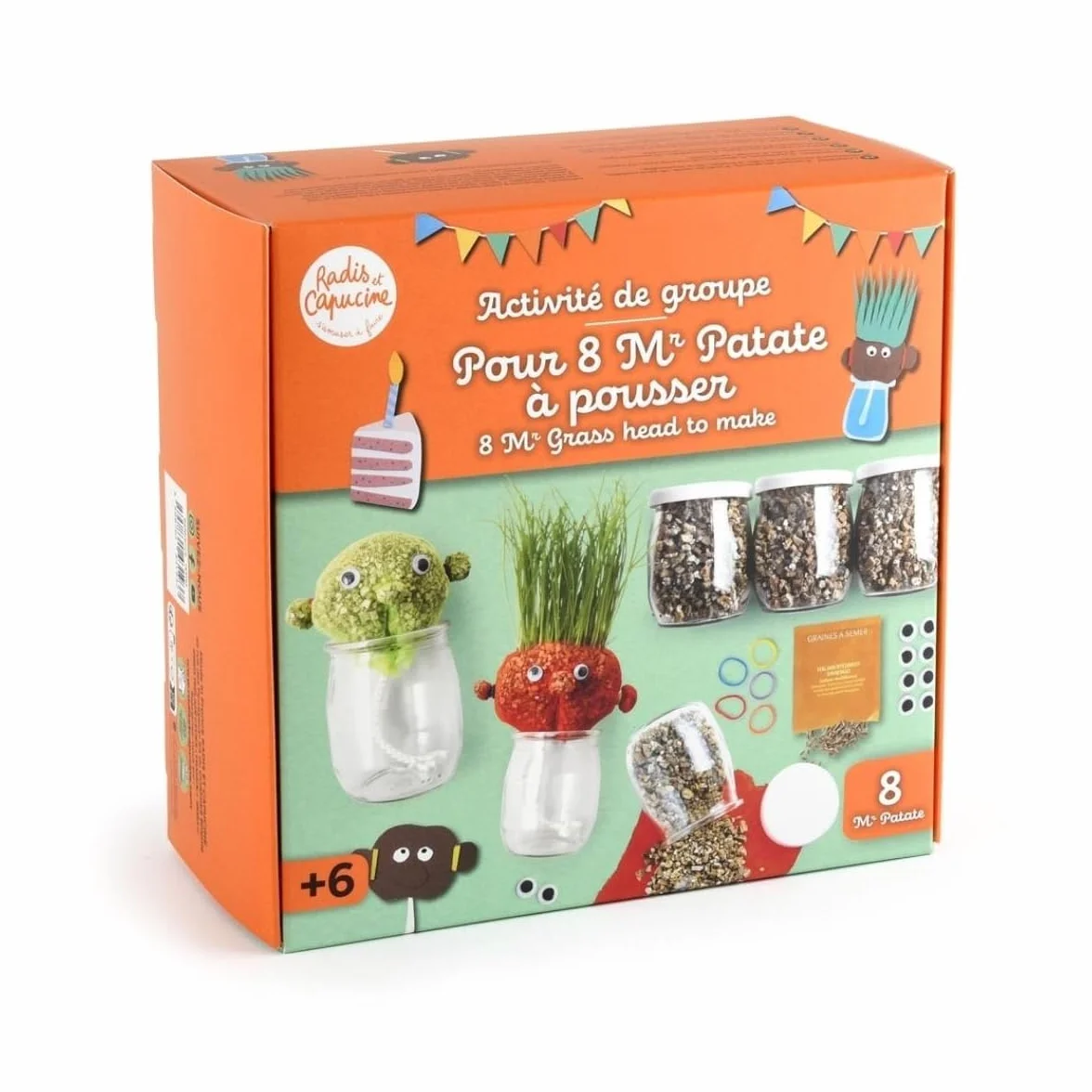 Coffret activité Mr Patate Radis et Capucine