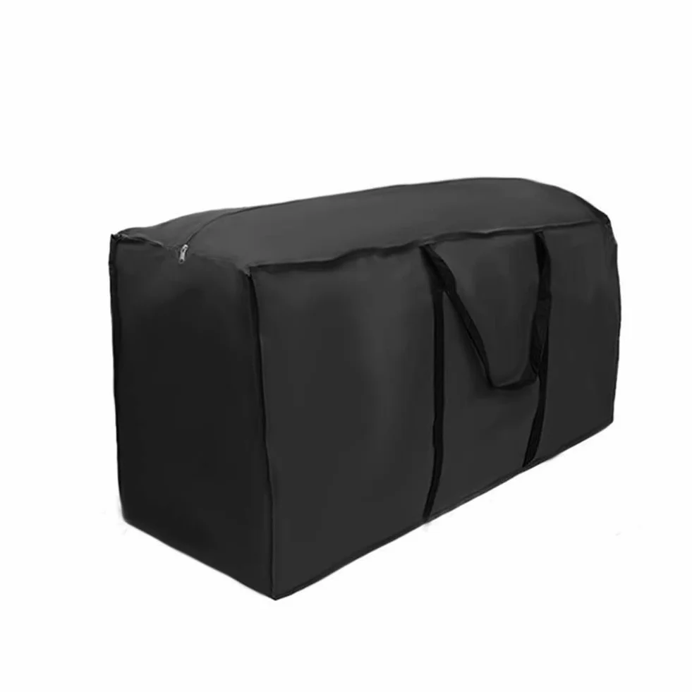 Grand Sac de Rangement pour Coussins de Jardin 210D Oxford Imperméable 173x76x51cm
