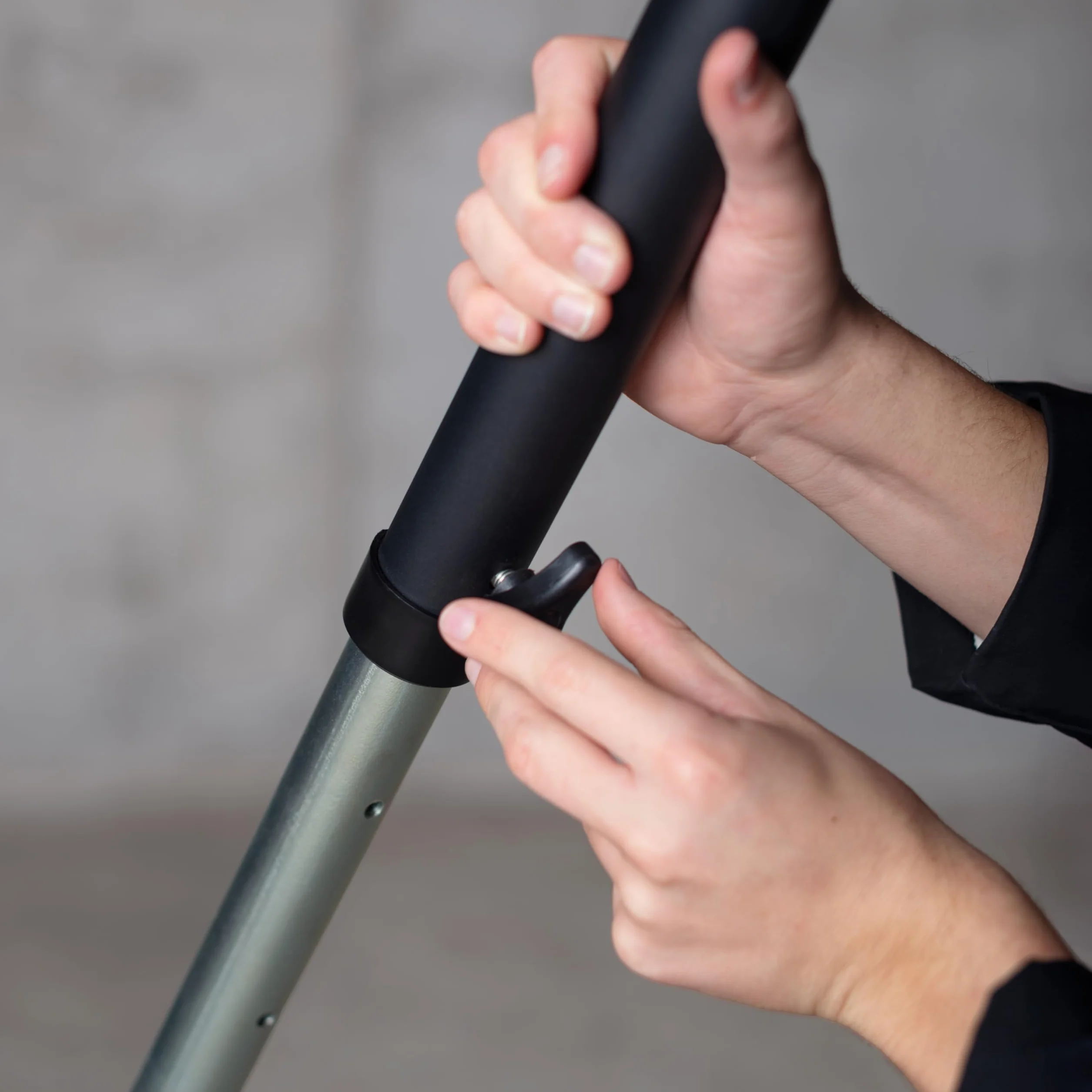 LA SIESTA® Esterel Anthracite Support en Acier galvanisé pour hamacs