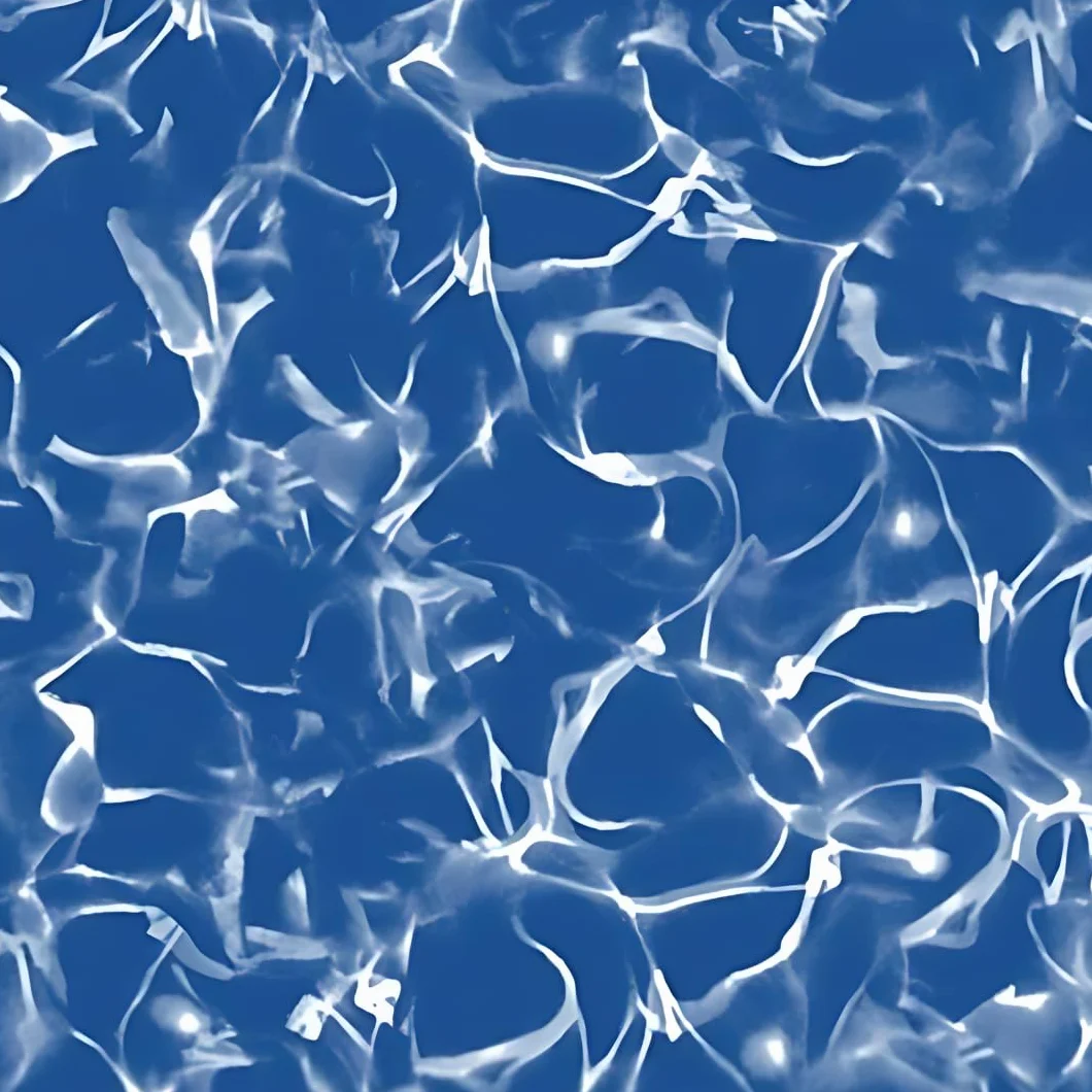 Poolomio Film intérieur de Piscine marbré Bleu 460 x 120 cm 0,35 mm PVC Housse de Rechange