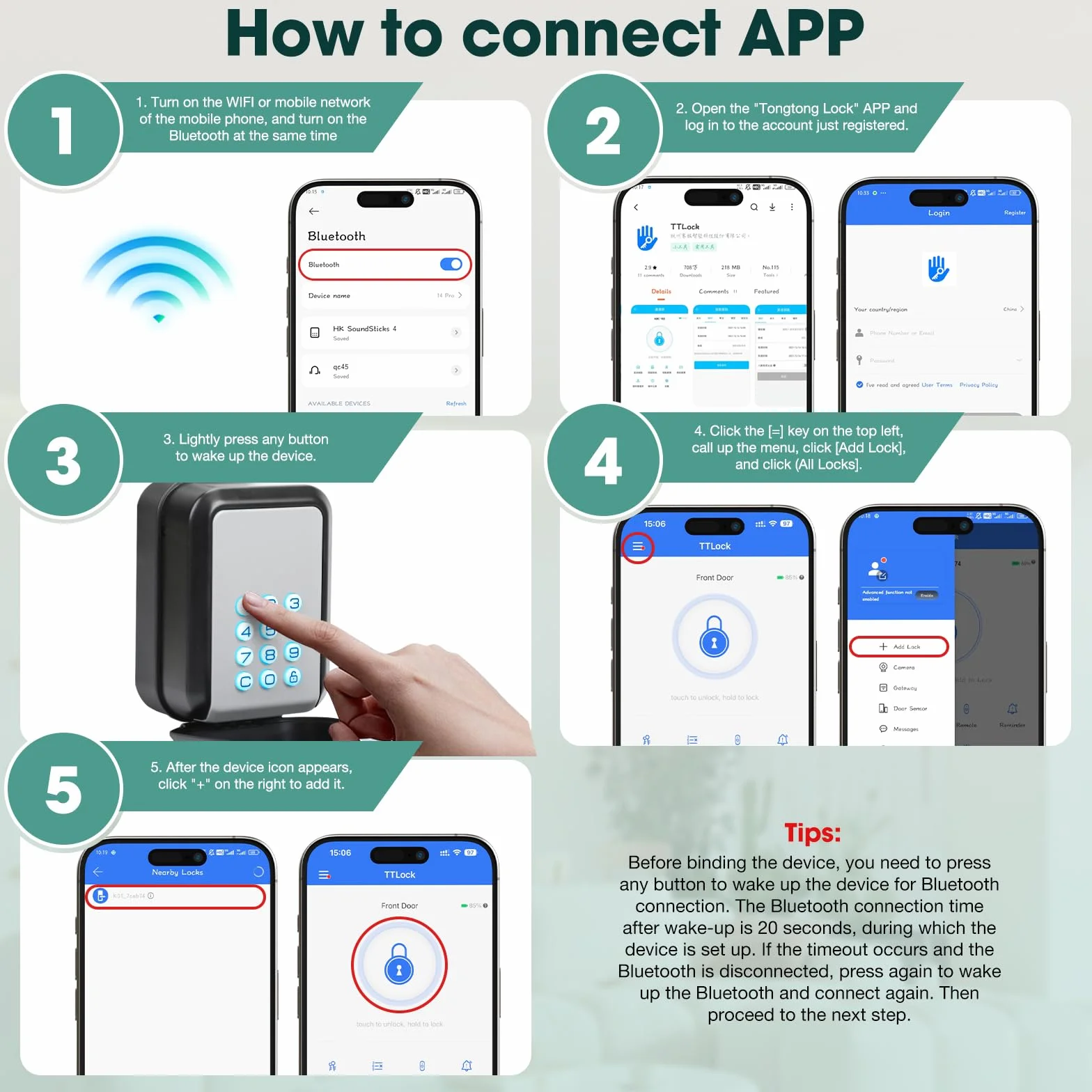 Boîte À Clés Intelligente Grand Format Avec Verrou TTLock Bluetooth Code Secret Murale