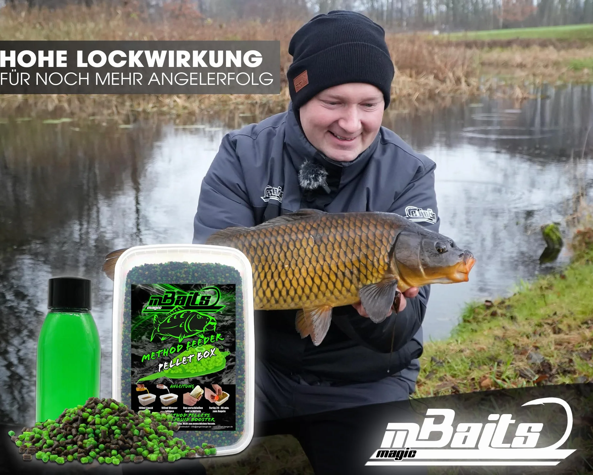 Angel-Berger Magic Baits Méthode Feeder Pellet Box Set