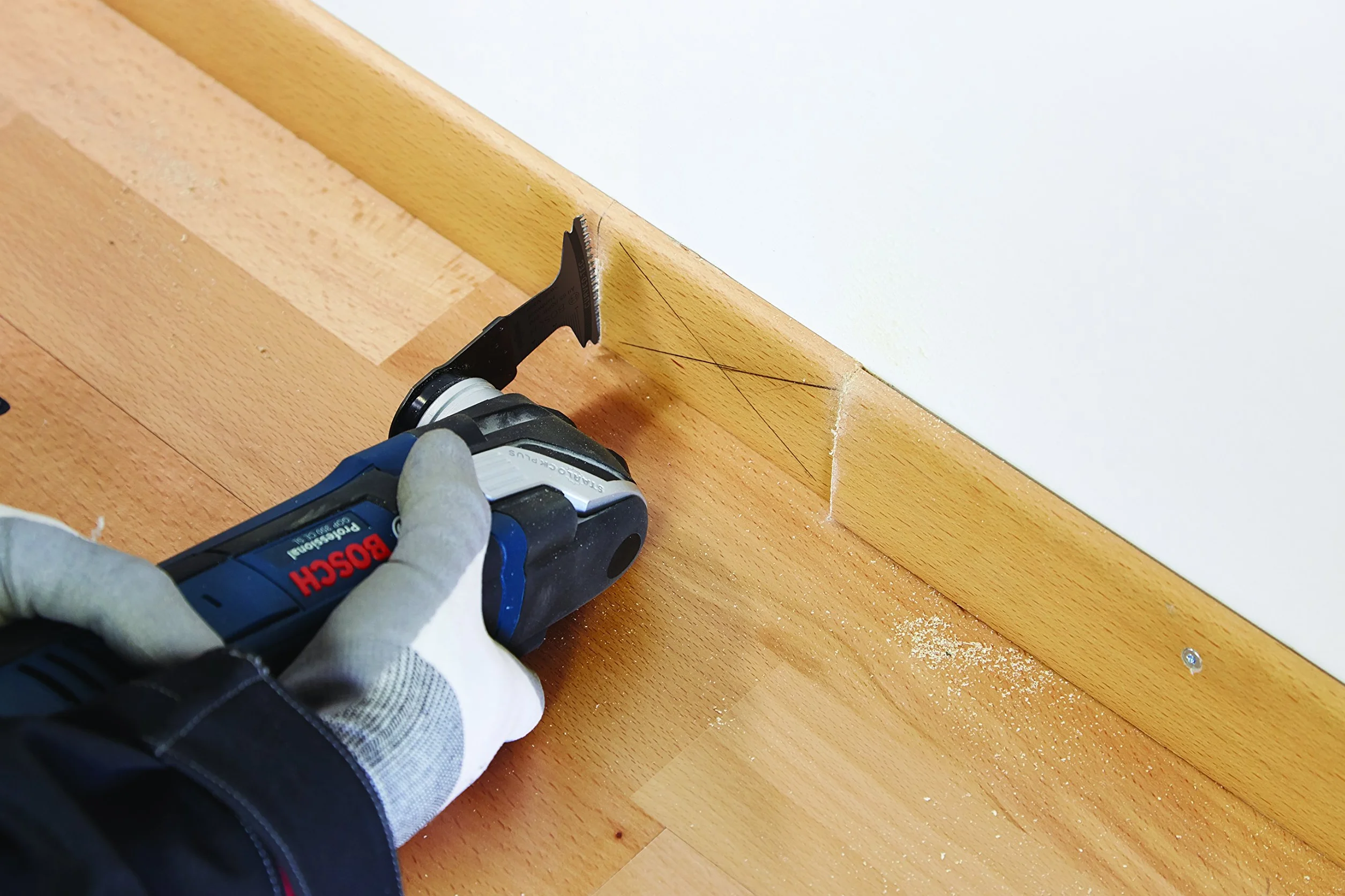 Bosch Professional 5x Lames plongeante BIM AII 65 BSPB (pour bois durs, 40 x 65 mm, Accessoire Outil multifonction), Noir
