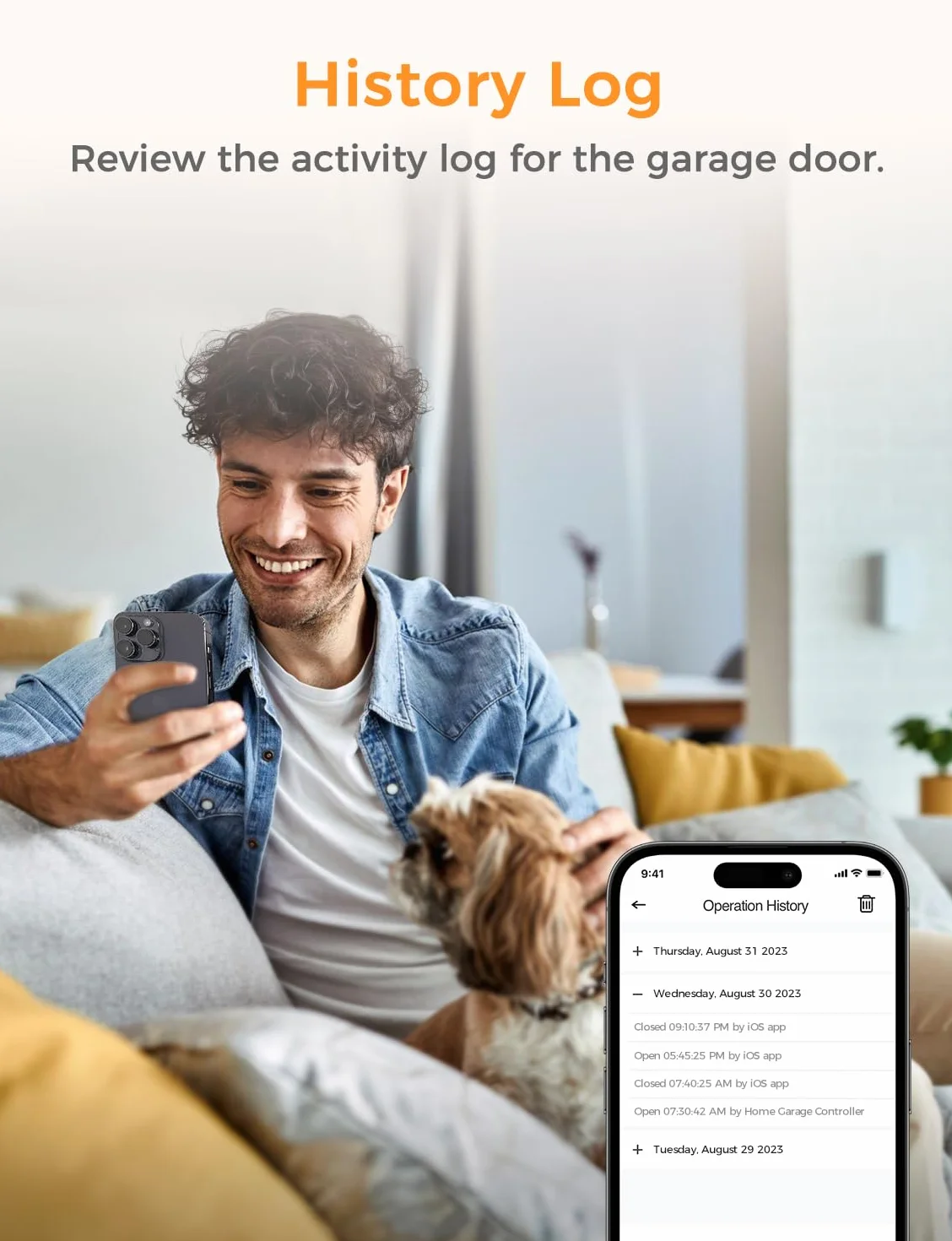 Refoss Ouvre-Porte de Garage Connecté WiFi, Télécommande de Porte Intelligent Compatible Alexa, Google Home, Contrôle à Distance et Commande Vocale Fonction