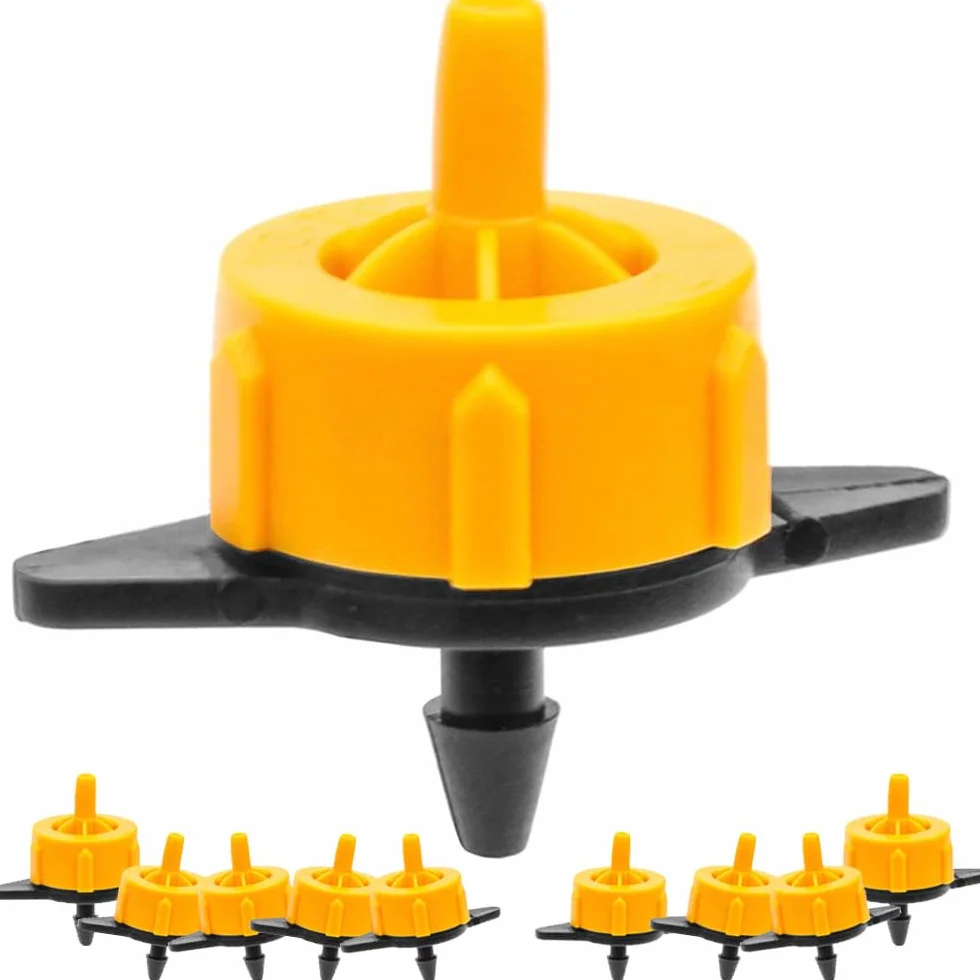 Suinga Goutteurs autorégulants 16 l/h, Lot de 25, Goutteurs d'irrigation en ligne pour arrosage agricole et jardinage