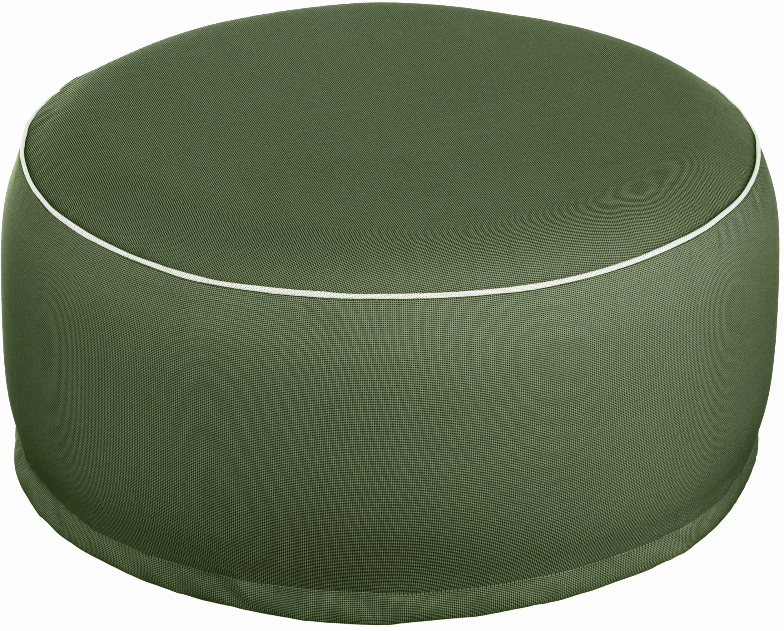 Brandsseller Pouf d'extérieur gonflable Imperméable 55 x 25 cm Vert olive