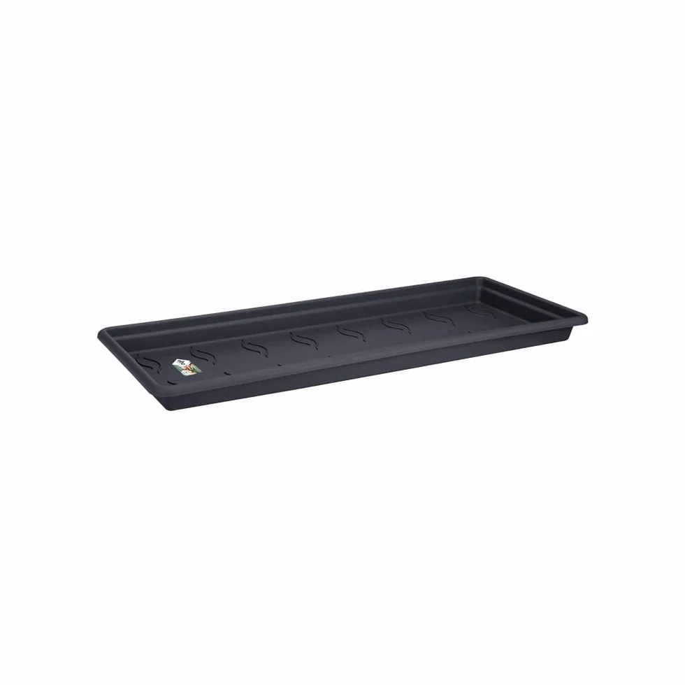 Elho Green Basics Jardin XXL Soucoupe 80 Ø 72.2 x H 5.7 cm Living Noir
