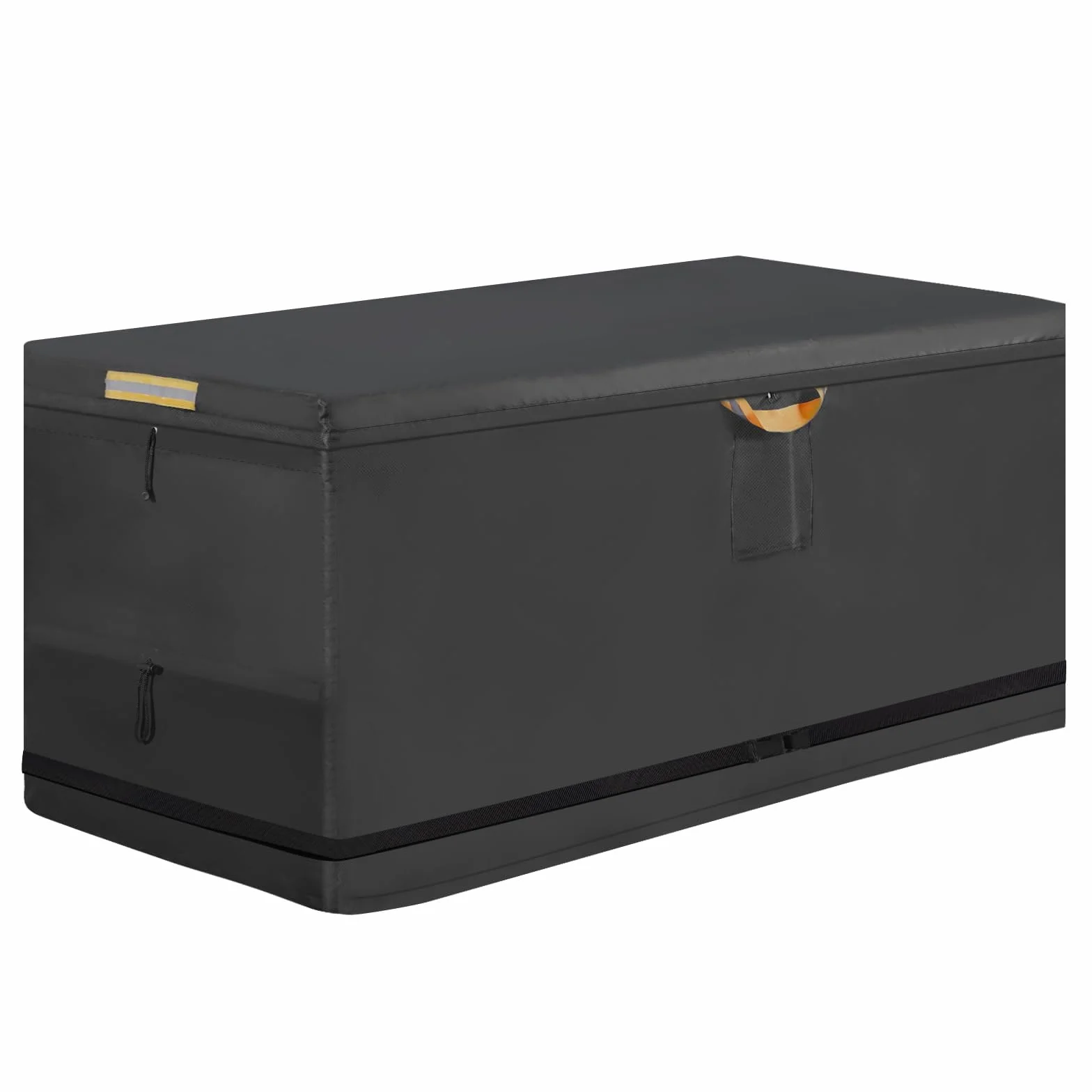 Housse Coffre Jardin Imperméable 600D Oxford 160x75x70 cm avec Fermeture à Glissière