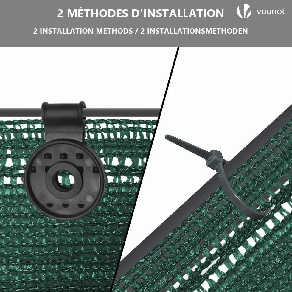 Brise Vue Occultant HDPE 150g/m² Protection UV Résistant Déchirures Vent Jardin Balcon 1.5x10m Vert