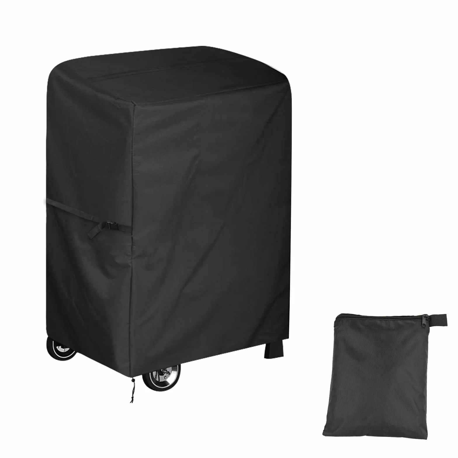 Housse Barbecue Universelle 80x66x110cm 420D Oxford Imperméable Anti-UV Bache de Protection